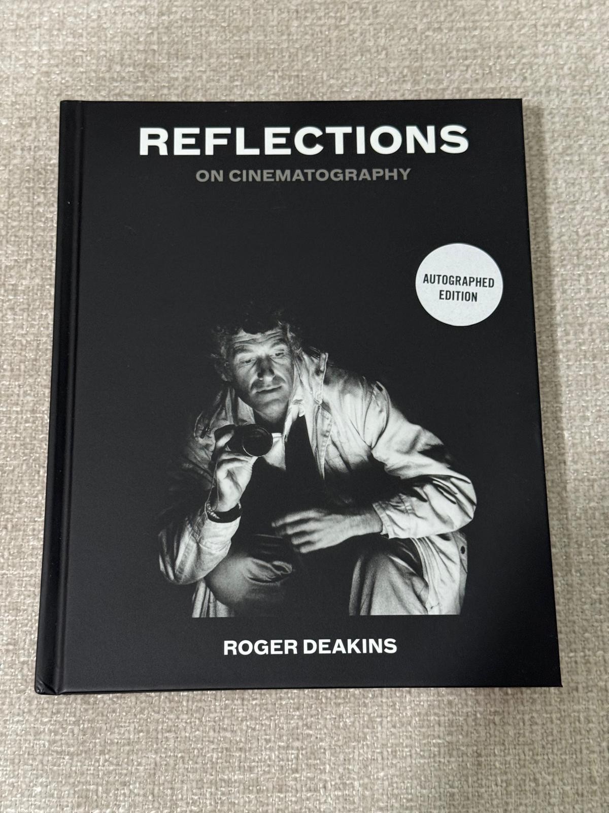 Roger Deakins SIGNED book REFLECTIONS Roger Deakins