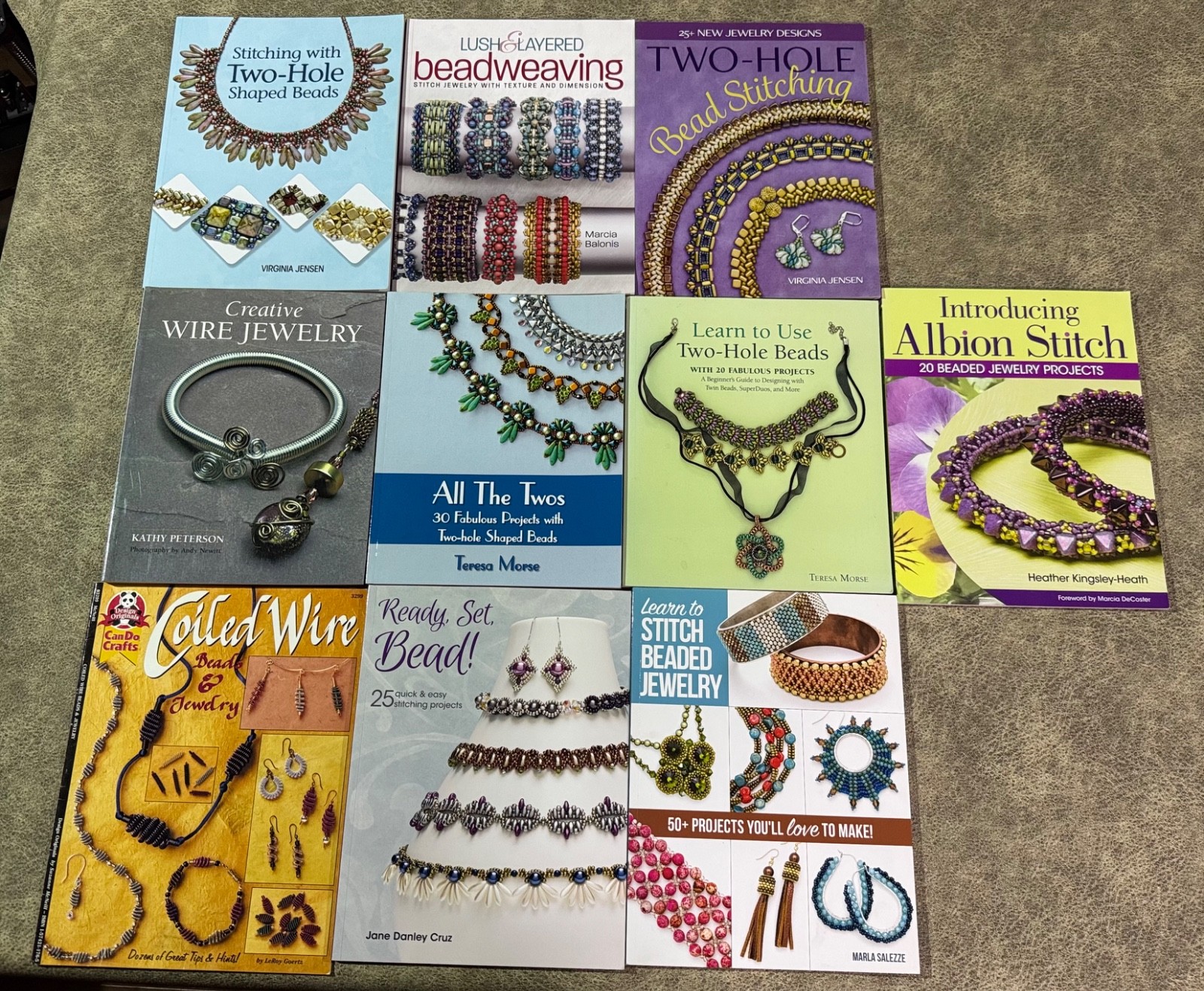 BEADING beads stitching beaded Jewelry plans patterns Morse lot 10