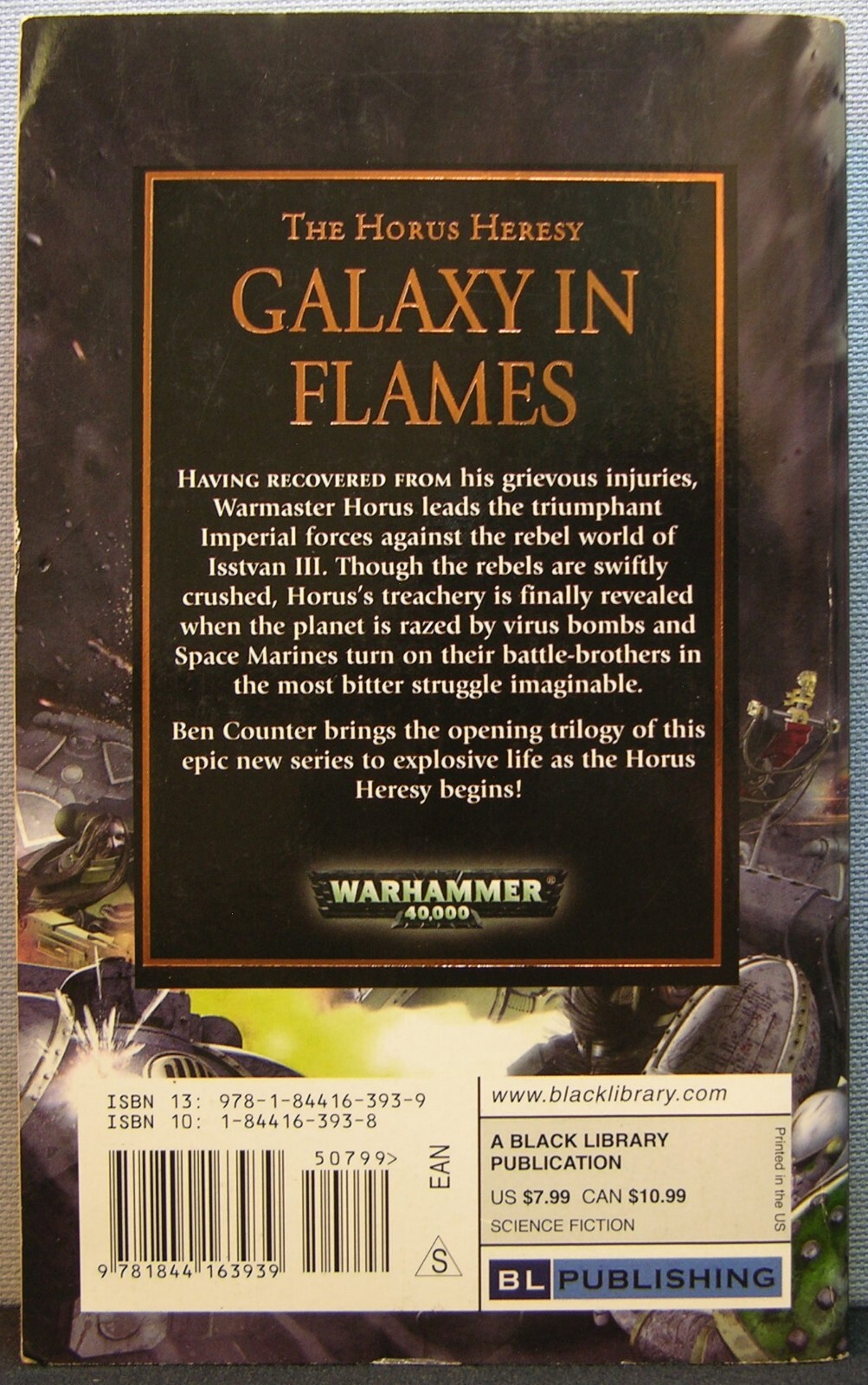 Abnett, Dan – Galaxy in Flames [The Horus Heresy #3] PB 2006 Good
