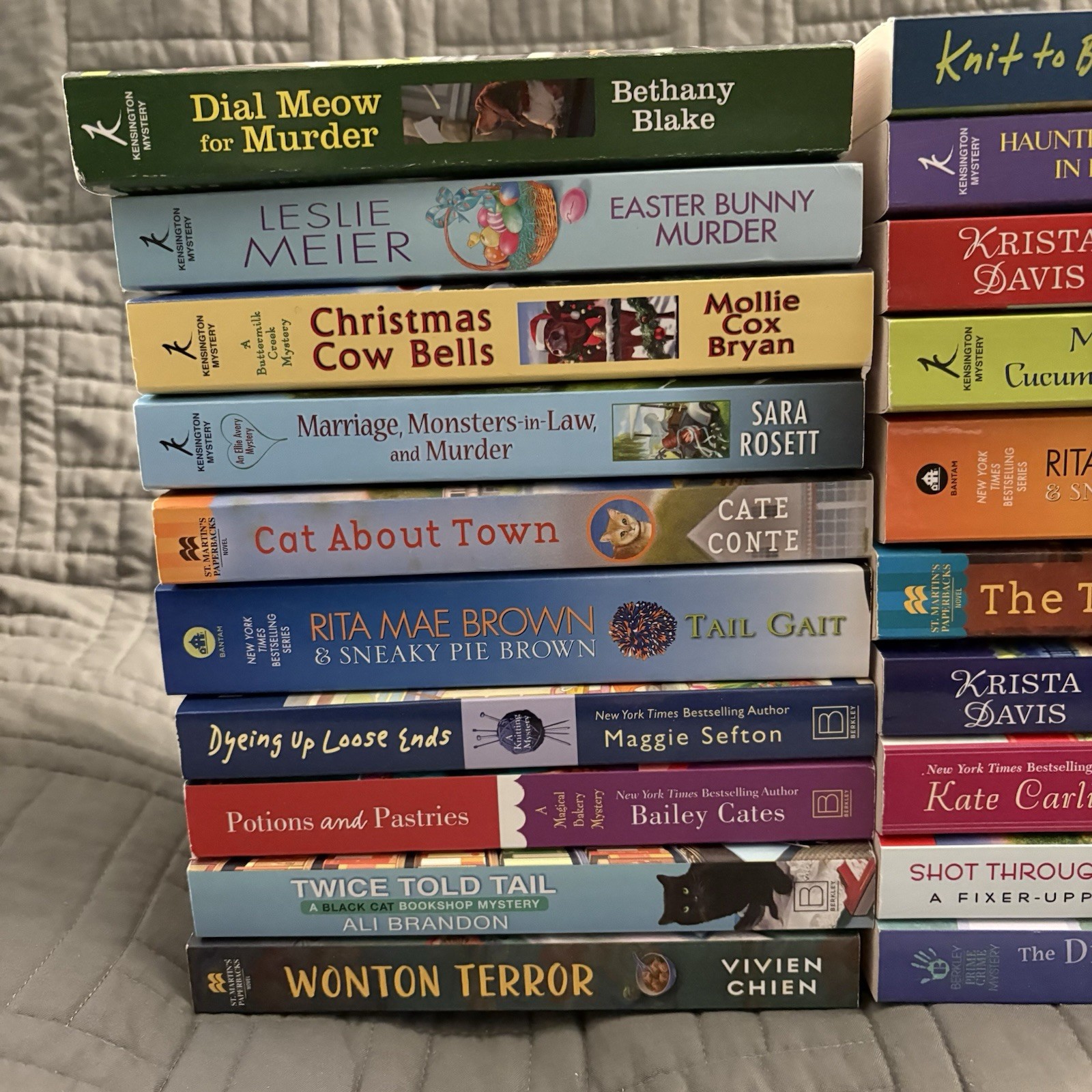 Cozy Mysteries Paperback lot of 20 Books – Mixed Authors