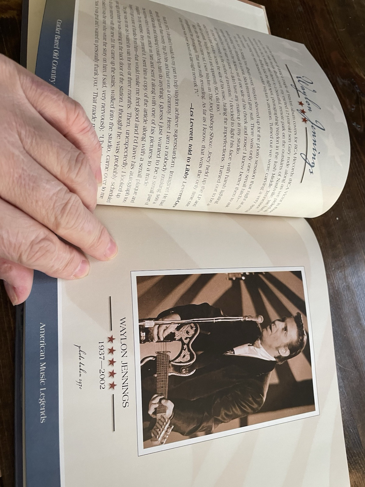 American Music Legends Hardback Book 9” X 9” 159 Pages