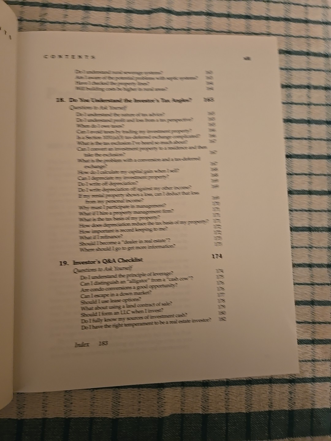 Real Estate Investor’s Checklist by Robert Irwin (2006, Perfect)