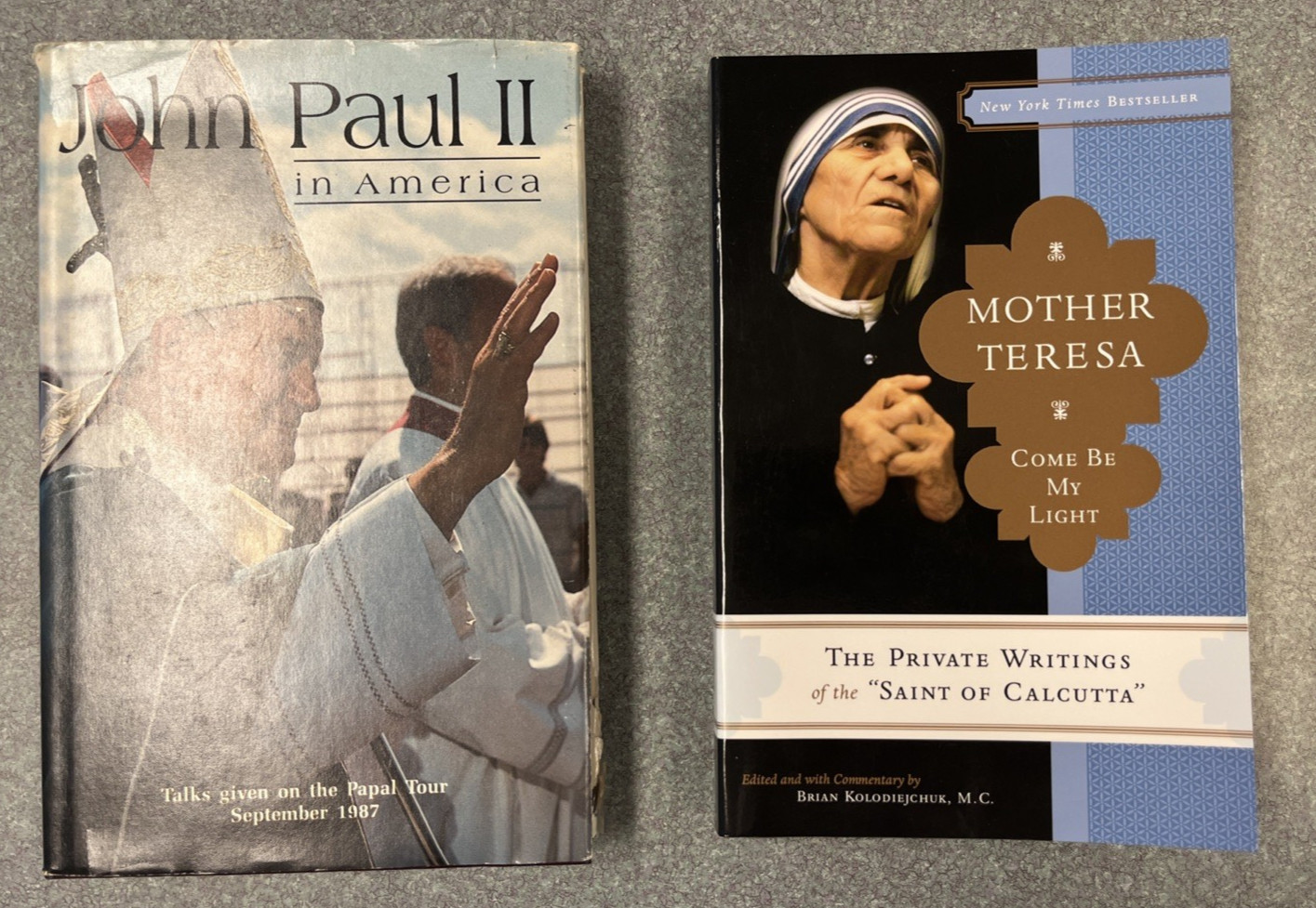 Lot 8 Catholic Biographies, John Paul II, Mother Teresa, Padre Pio, Bernadette