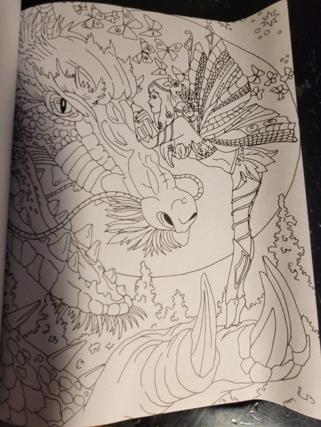 COLORING MYTH & MAGIC – Adult Coloring Book by TOPIX MEDIA – 47 PRINTS