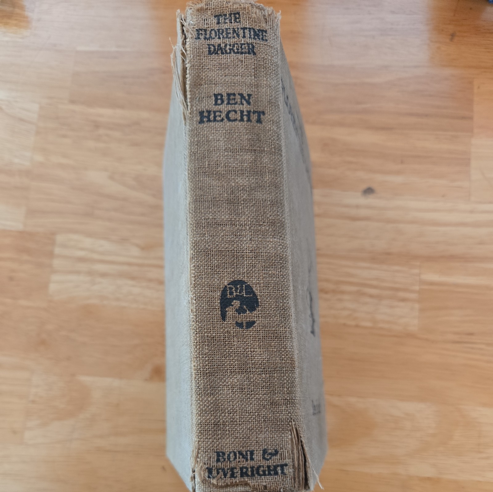The Florentine Dagger by Ben Hecht-1923 First Edition Published-Boni & Liveright