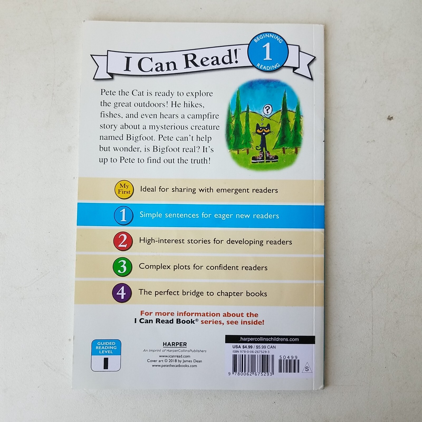 Pete The Cat Goes Camping – I Can Read!: Level 1 By James Dean