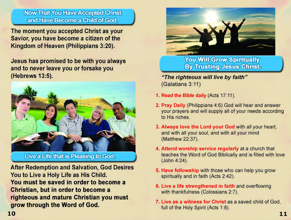 40 Gospel Tracts in Various Languages