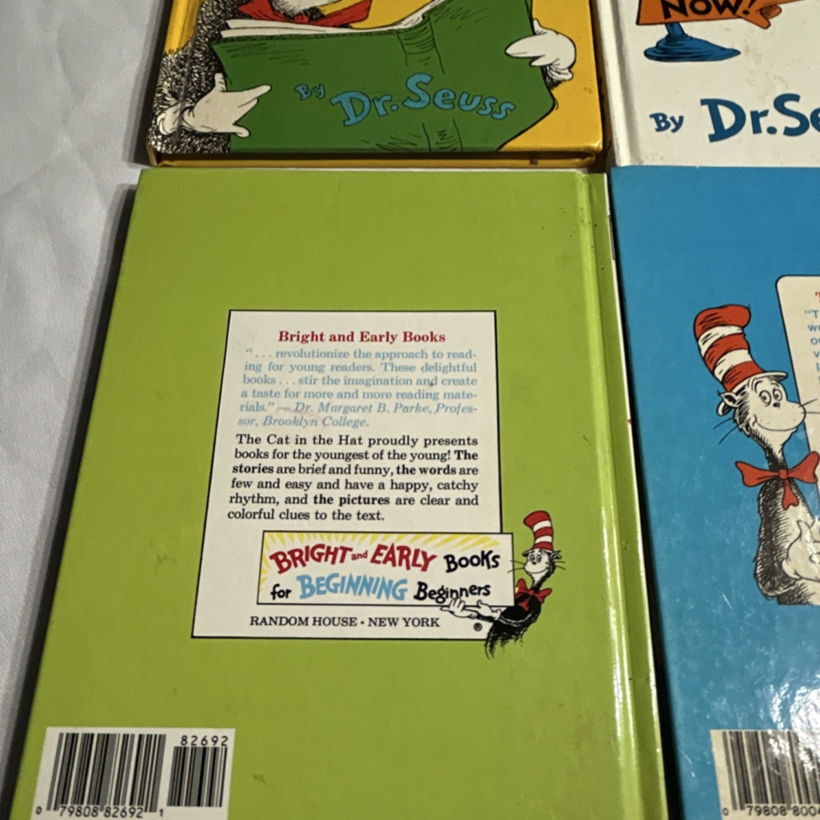 Bright & Early Books HC 4-Book Lot Dr. Seuss/LeSieg/Frith I Can Read!