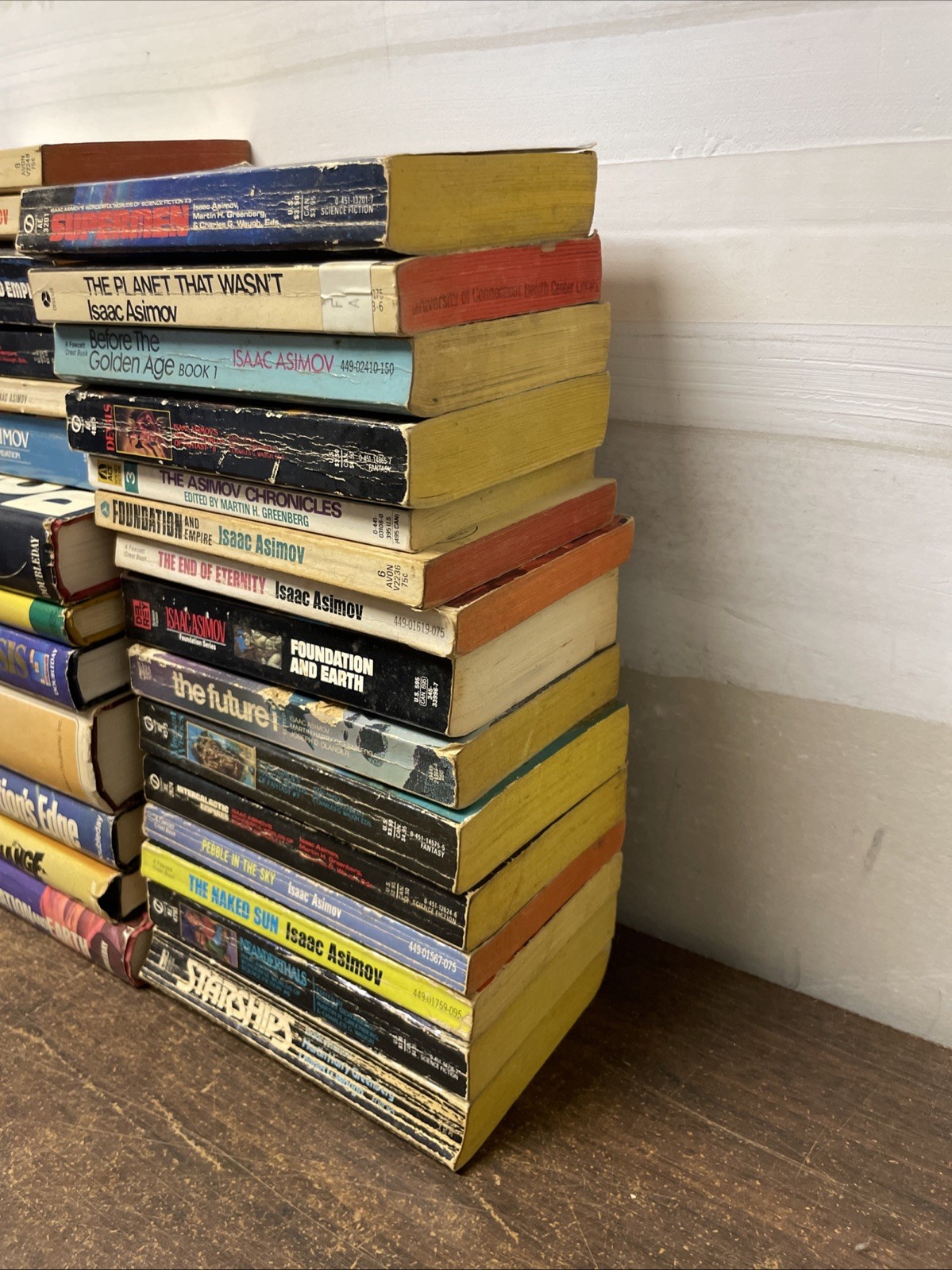ISAAC ASIMOV Science Fiction Collection 28 PB HC Foundation Robots Empire Lot