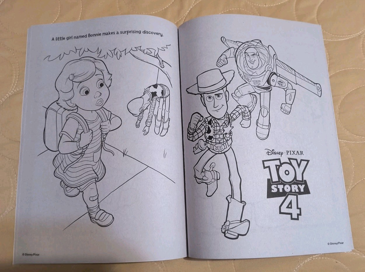 DISNEY TOY STORY Jumbo Coloring & Activity Book with Tear & Share Pages NEW!