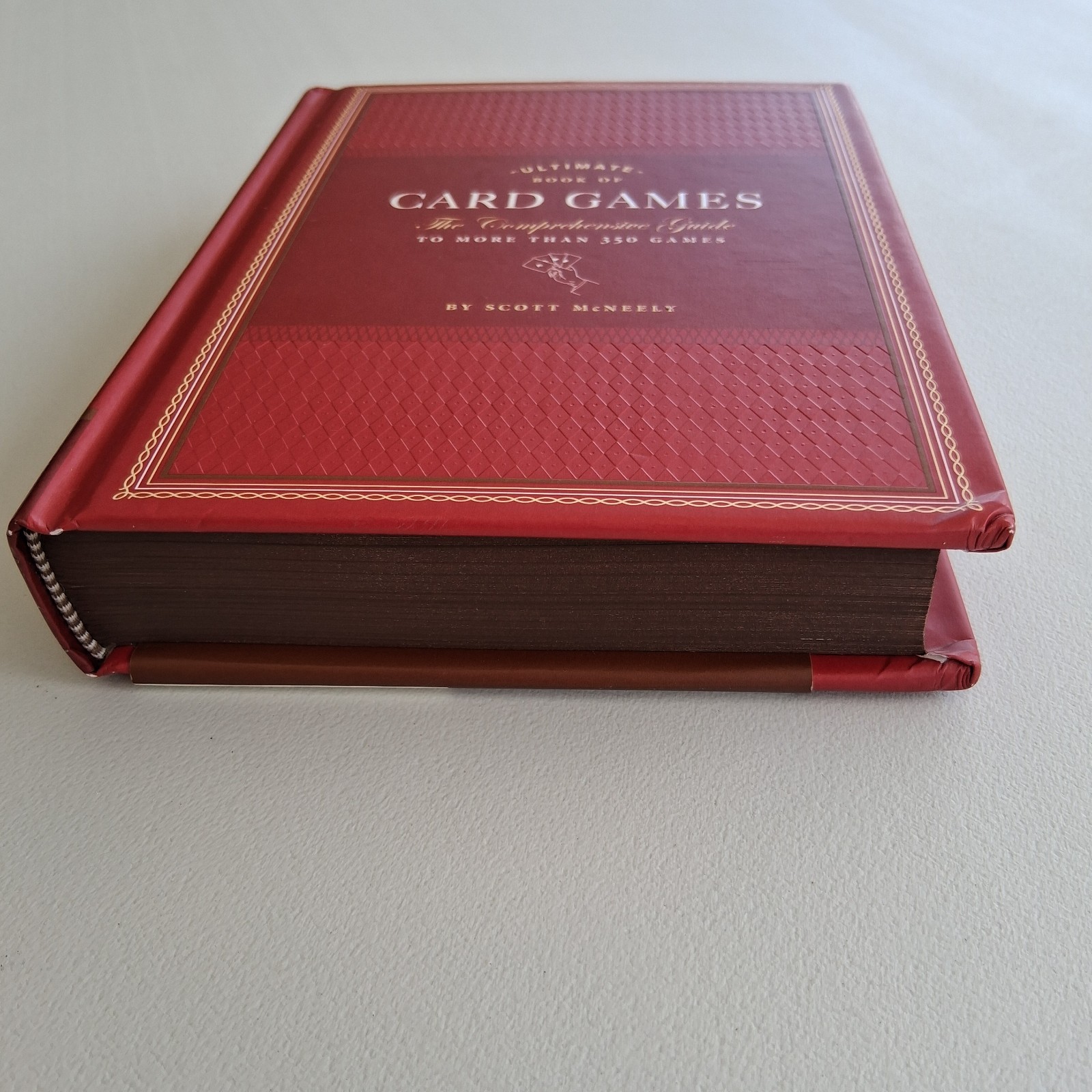 Ultimate Book of Card Games Scott McNeely Hardcover Comprehensive Guide 350+