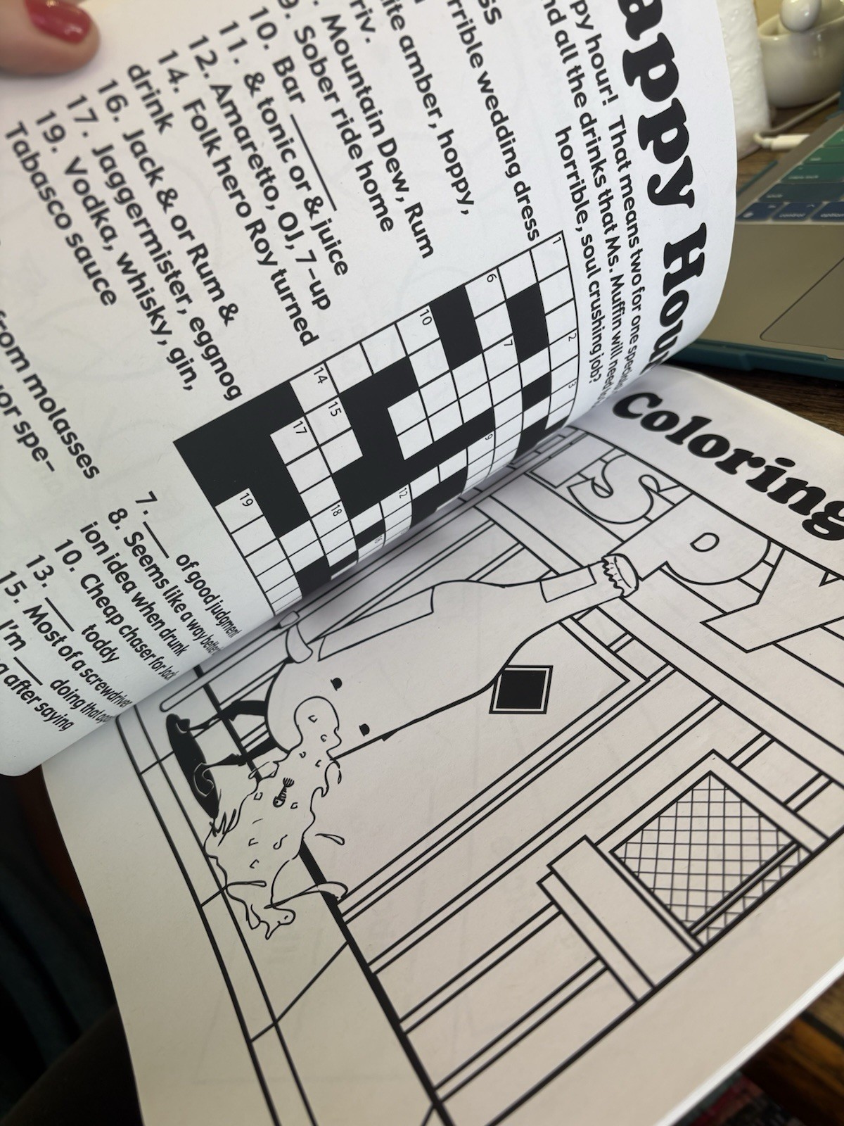 Adult Coloring Activity Book “Adventures In Paying Rent”