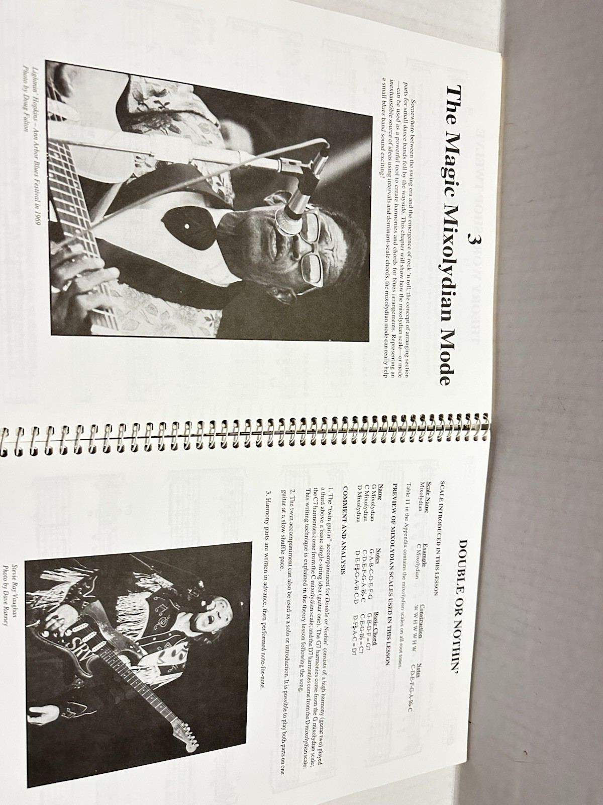 BLUES BAND RHYTHM GUITAR By Larry Mccabe – Spiral Bound 1993