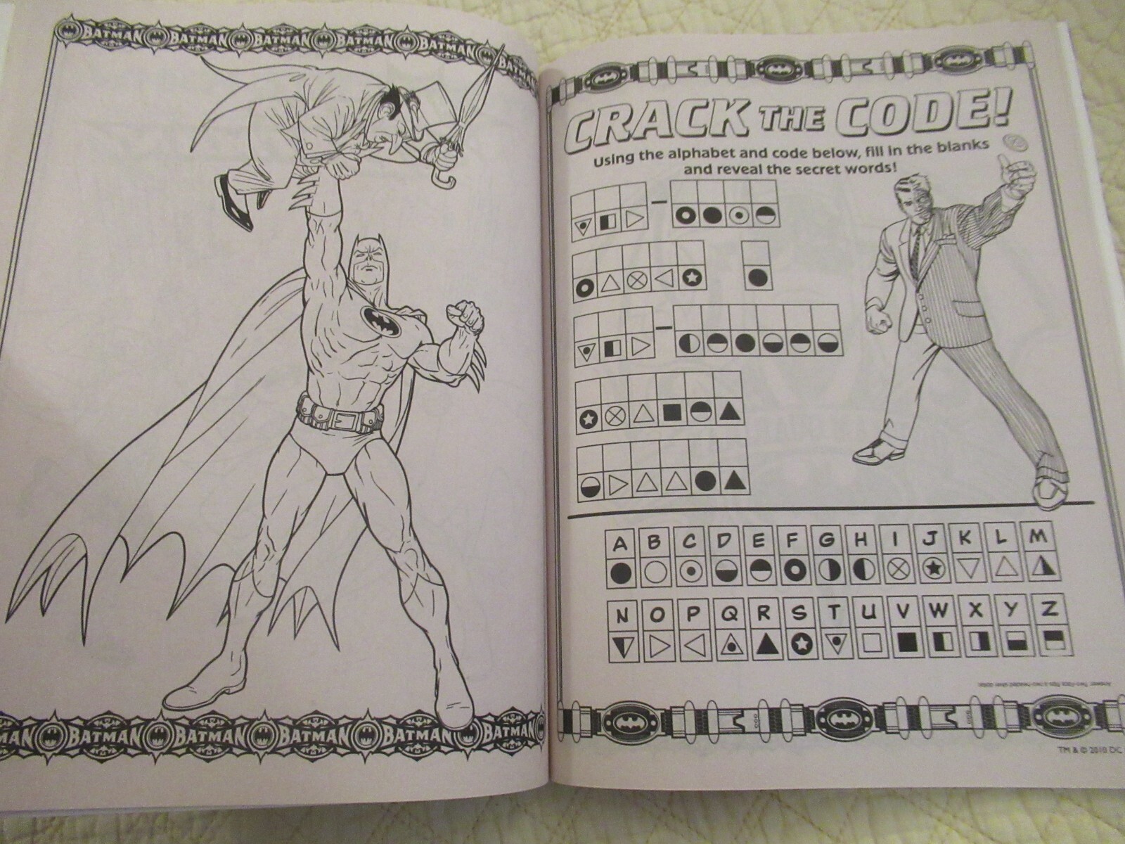Batman Jumbo Coloring and Activity Books (2-Set) (2012) (Bendon, Inc.)