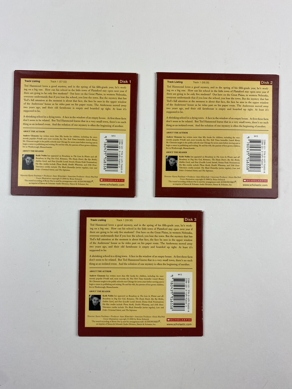Scholastic Audio Room One: A Mystery or Two 2006 Audiobook CD – 3 Disc Set