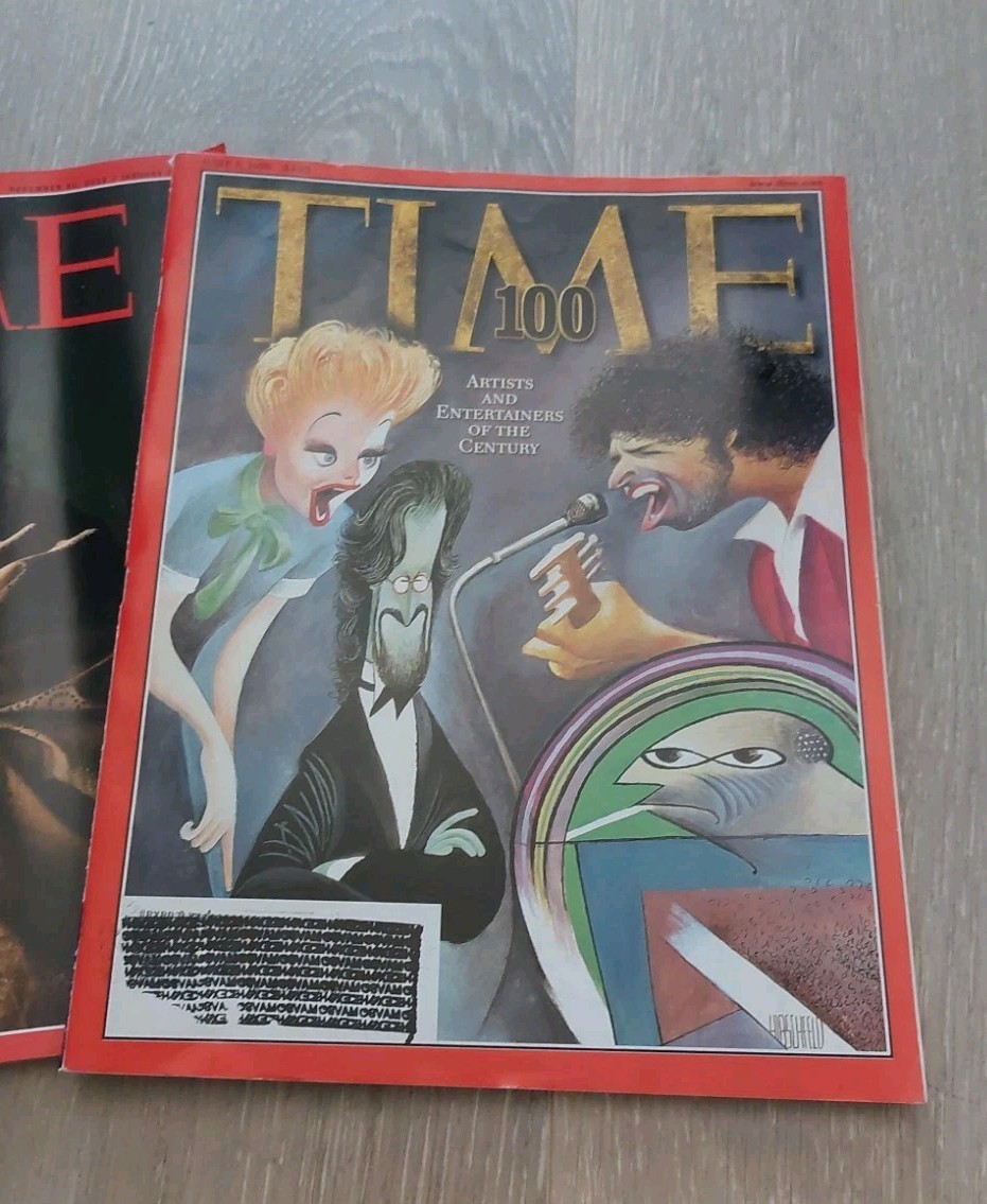 LOT of 6 Time Magazine 100 Artists Entertainers of Century, Frontiers Medicine