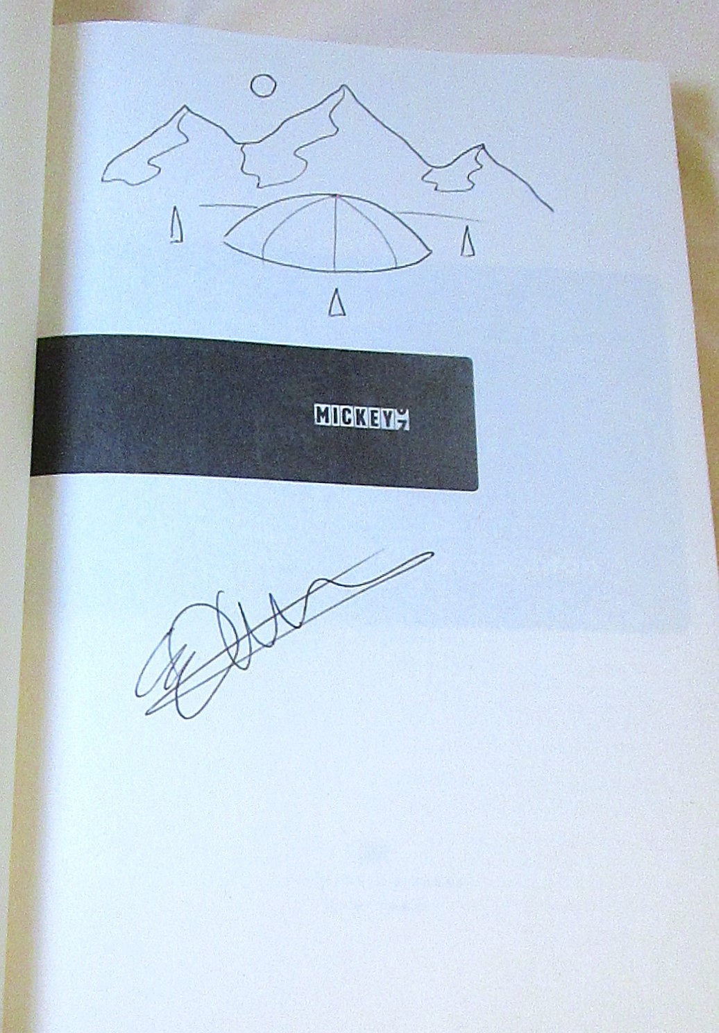 SIGNED Mickey 7 by Edward Ashton First Edition with Drawing 2022