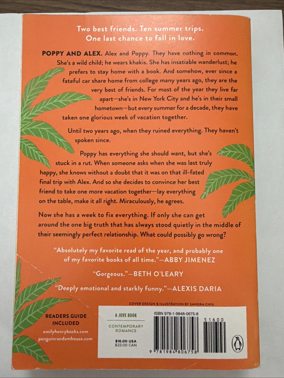 People We Meet on Vacation – By: Emily Henry – LIKE NEW