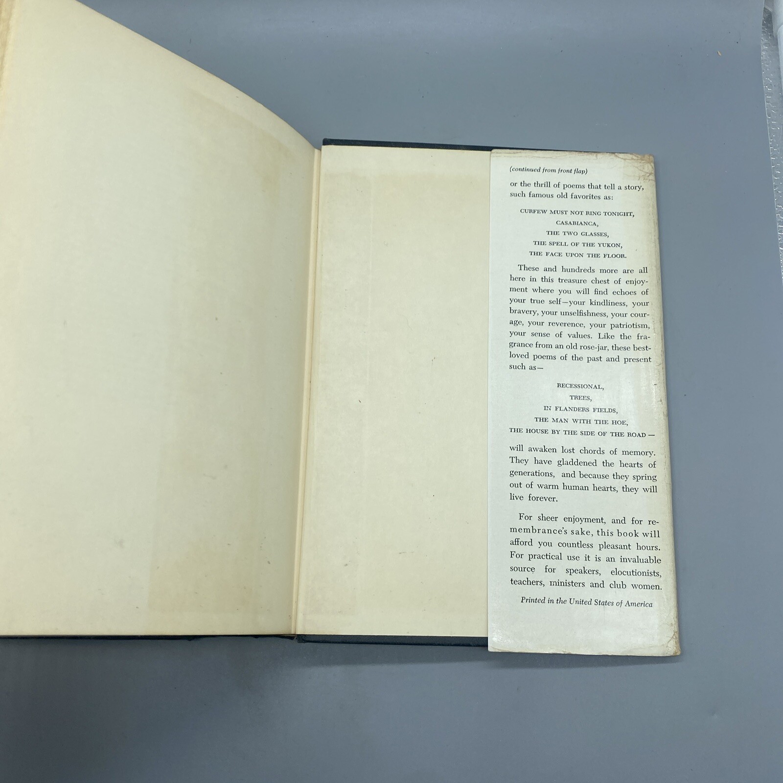 The Best Loved Poems Of The American People selected by Hazel Felleman HC 1936