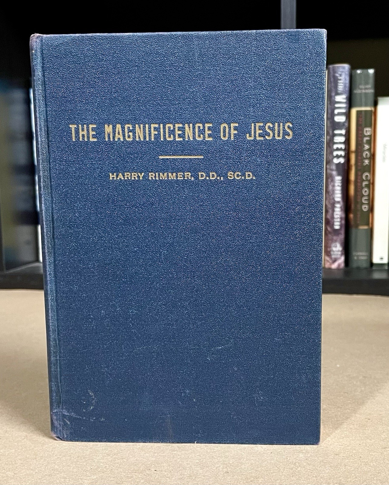 The Magnificence of Jesus, SIGNED, Christology, Harry Rimmer Hardcover 1947 VG!