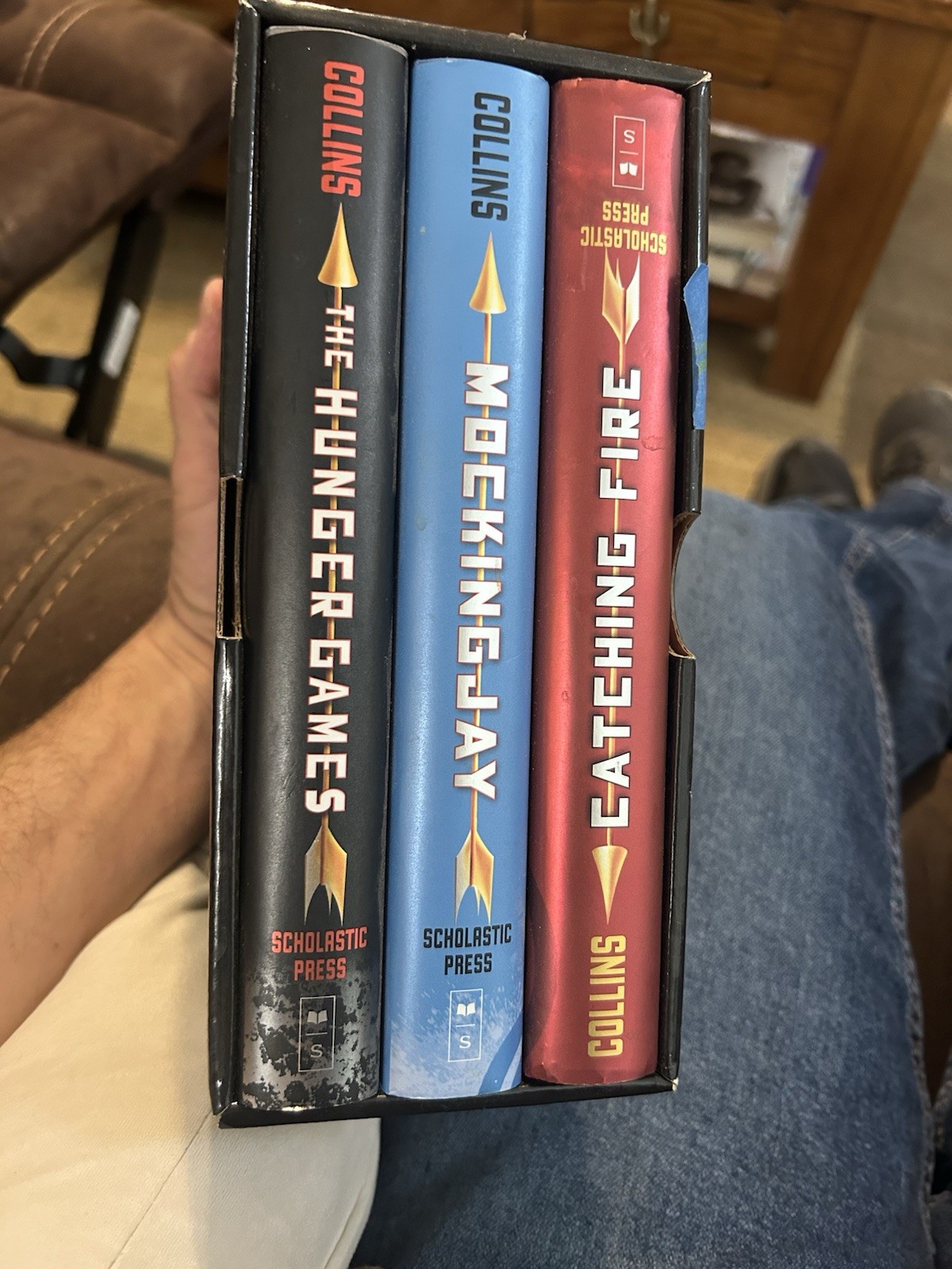 The Hunger Games Trilogy Boxed Hardcover Book Suzanne Collins – New open box
