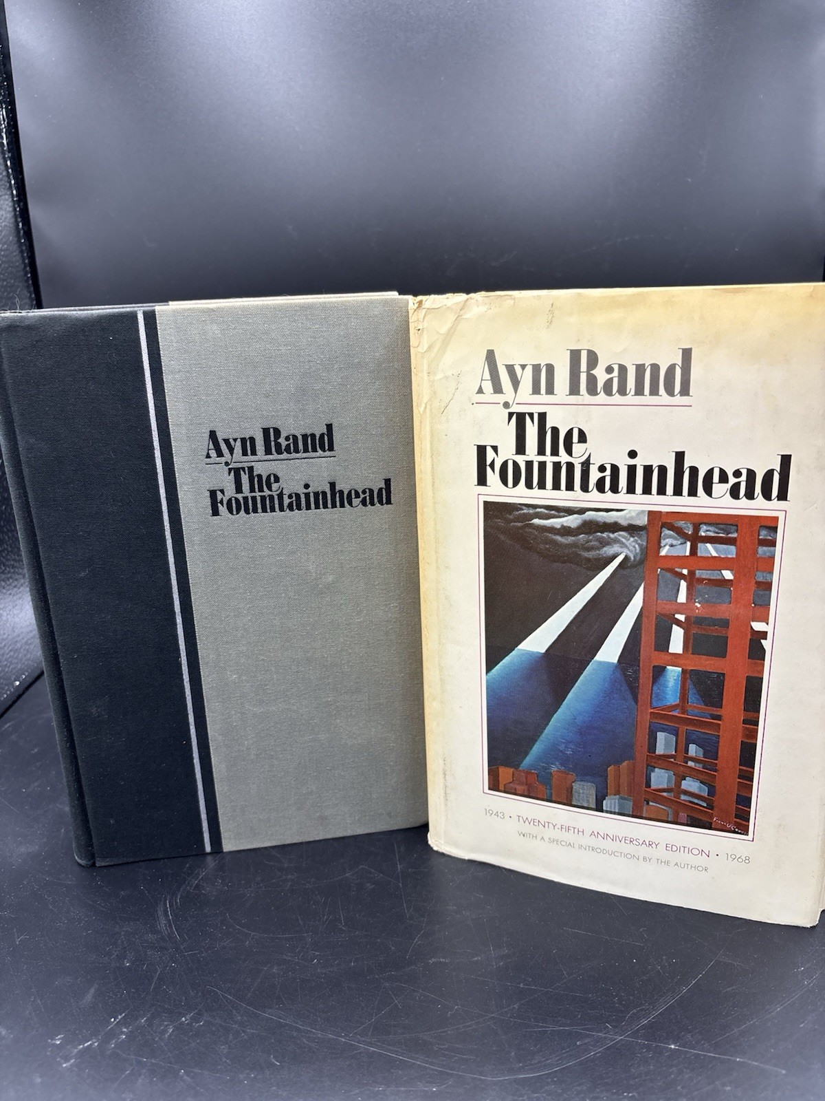 The Fountainhead by Ayn Rand 25th Anniversary Edition 1968 HC ~Intro By Ayn Rand