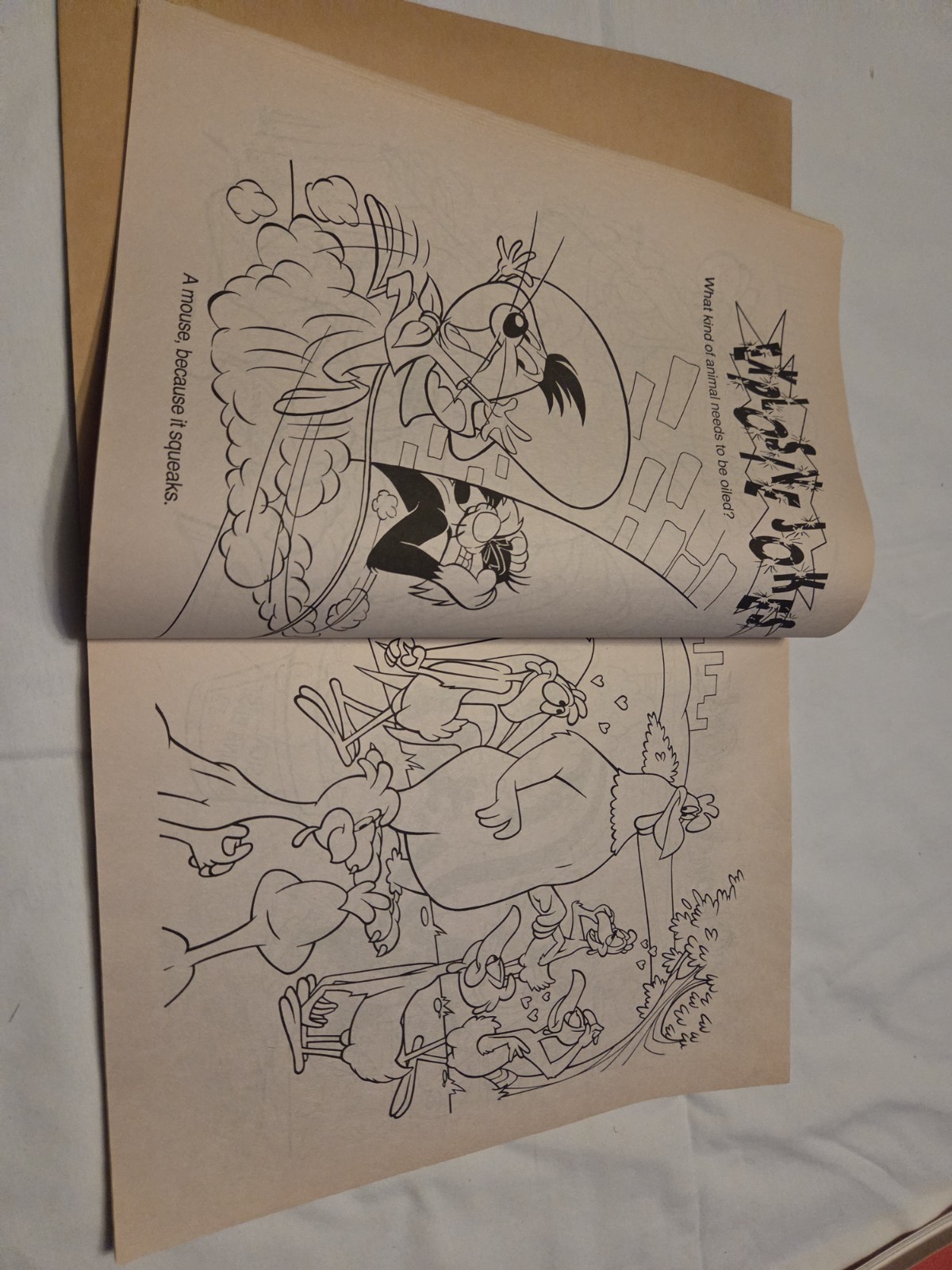1996 Landoll’s LOONEY TUNES Jumbo Coloring & Activity Book, NOS Never Used