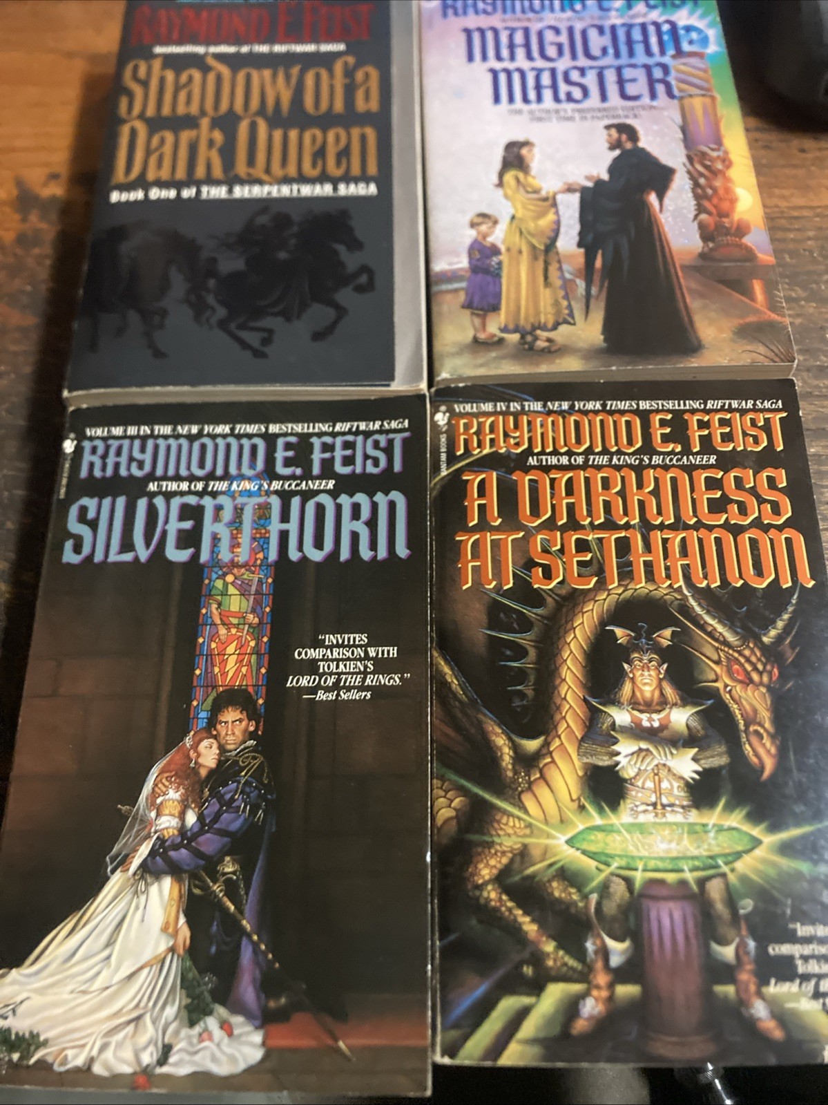 Raymond E. Feist Paperback Book Lot of 4 Mm