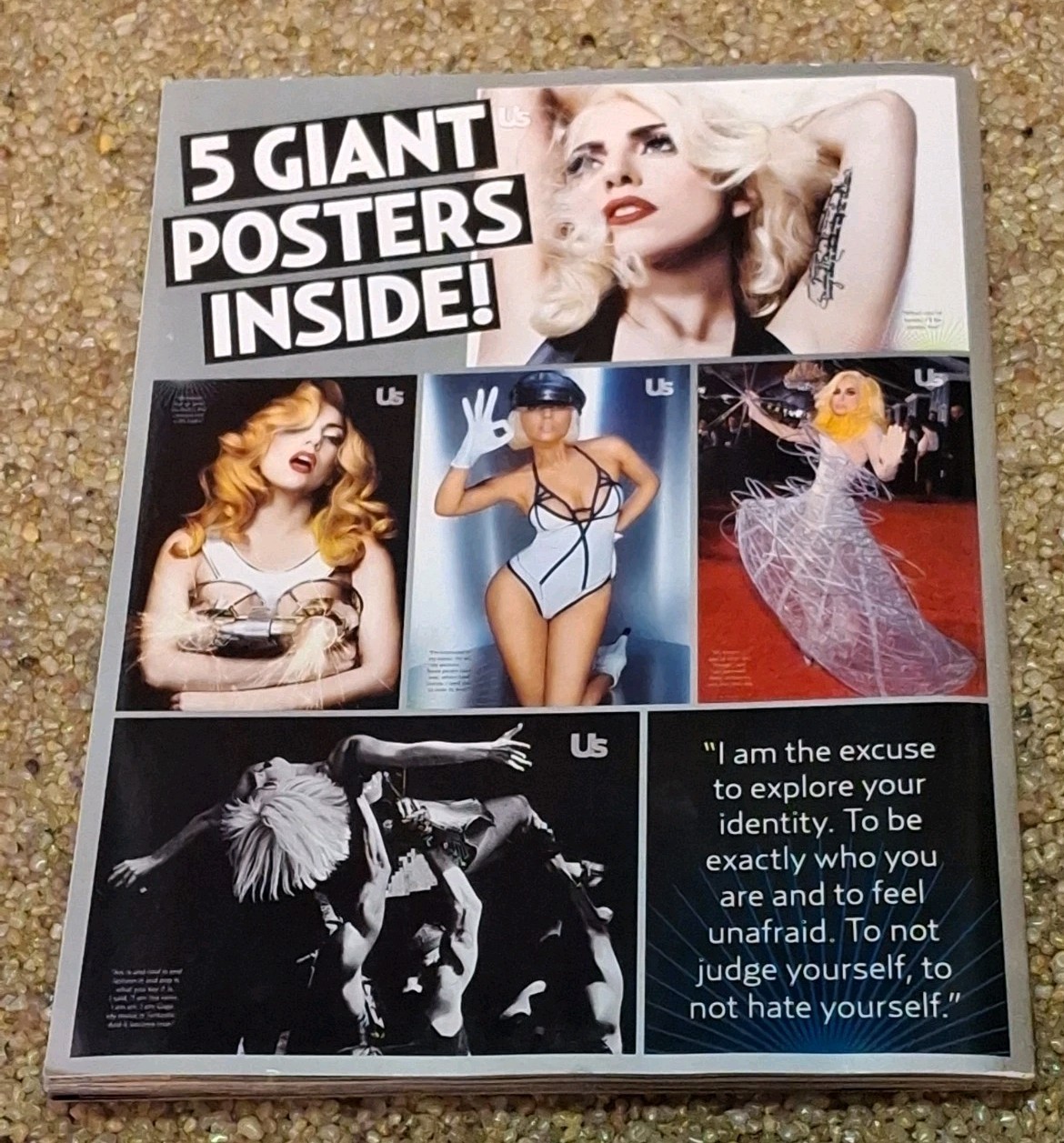 US Magazine – Lady Gaga 5 Huge Posters Inside – Pop Idol Superstar Photos 2011