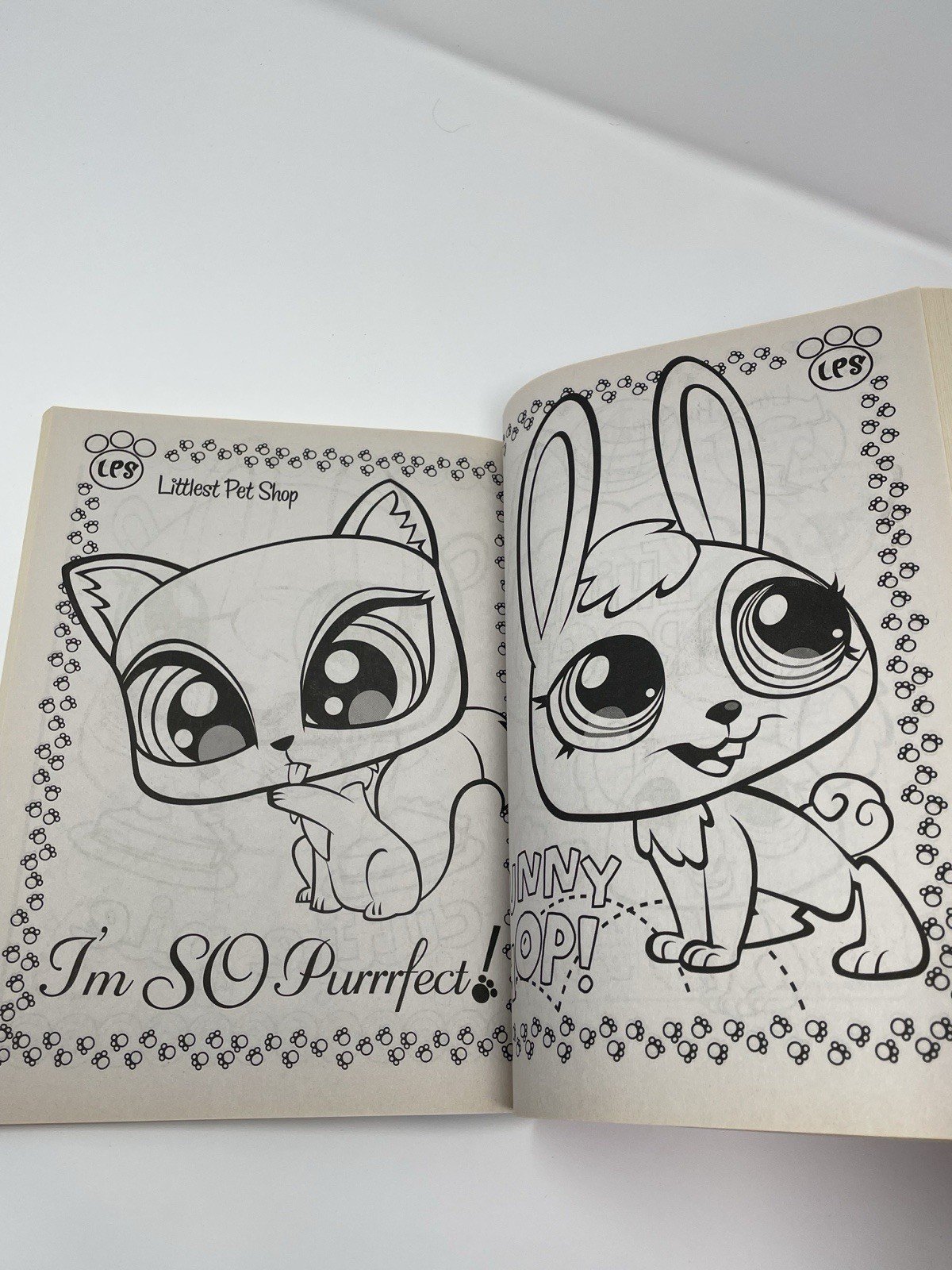 2010 Littlest Pet Shop Jumbo Coloring & Activity Book LPS – New Old Stock Unused