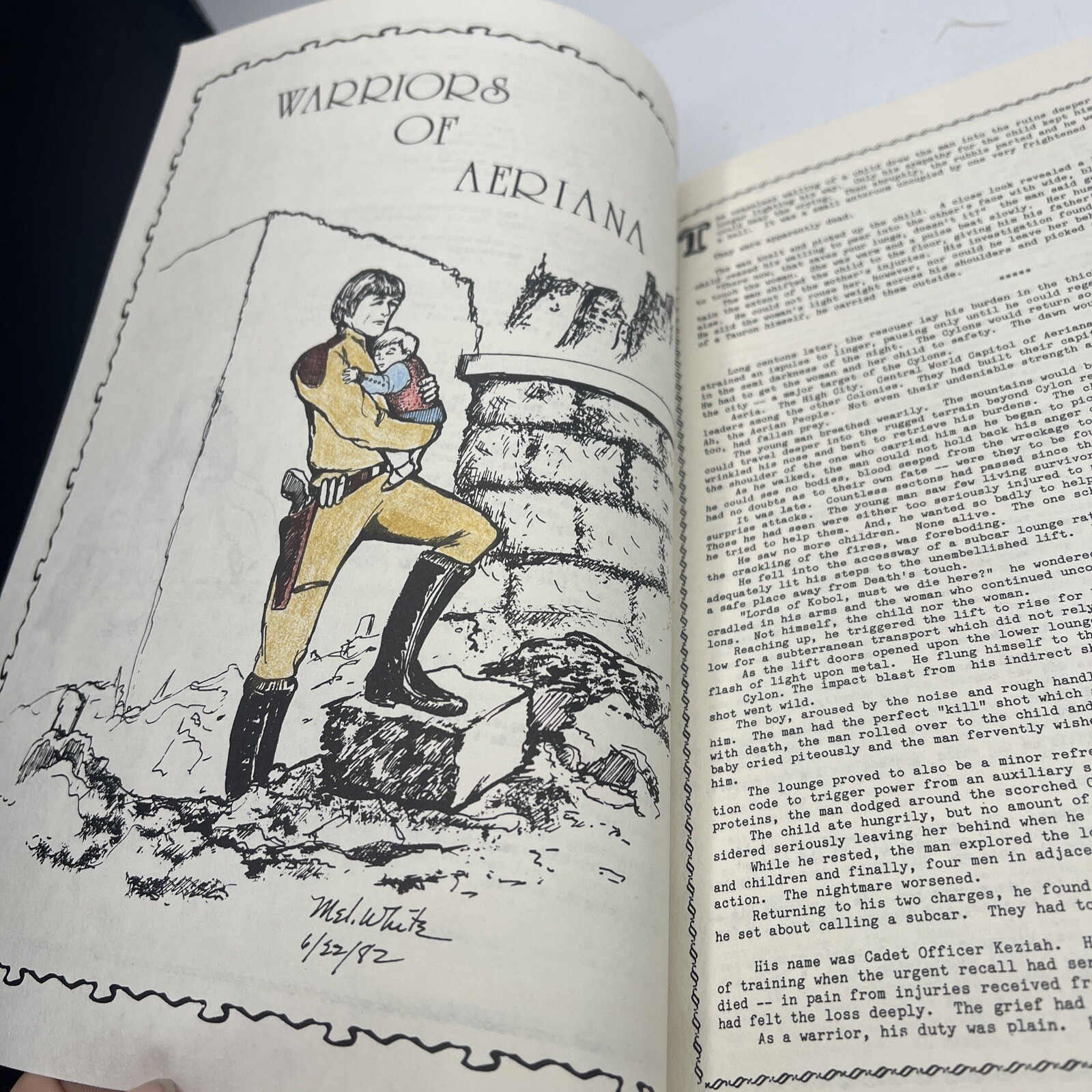 BATTLESTAR GALACTICA Rainbows Always End Fan Fiction Pat Hailey 1982 Fanzine