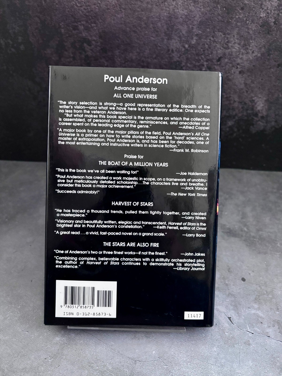 Poul Anderson All One Universe HC Like New 1997 Essays Short Stories SF