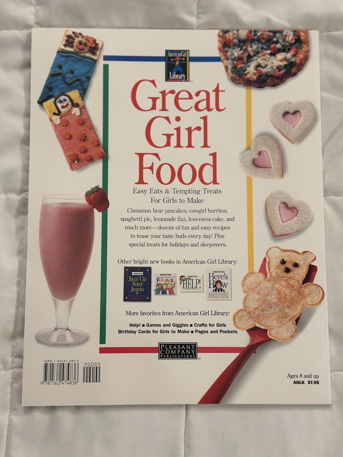 Pleasant Company Publications American Girl Library Great Girl Food Vintage Book