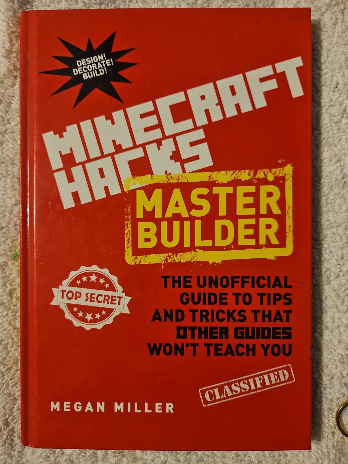 MINECRAFT 6 Book Lot Hacks Master Builder Combat Essential Construction Handbook