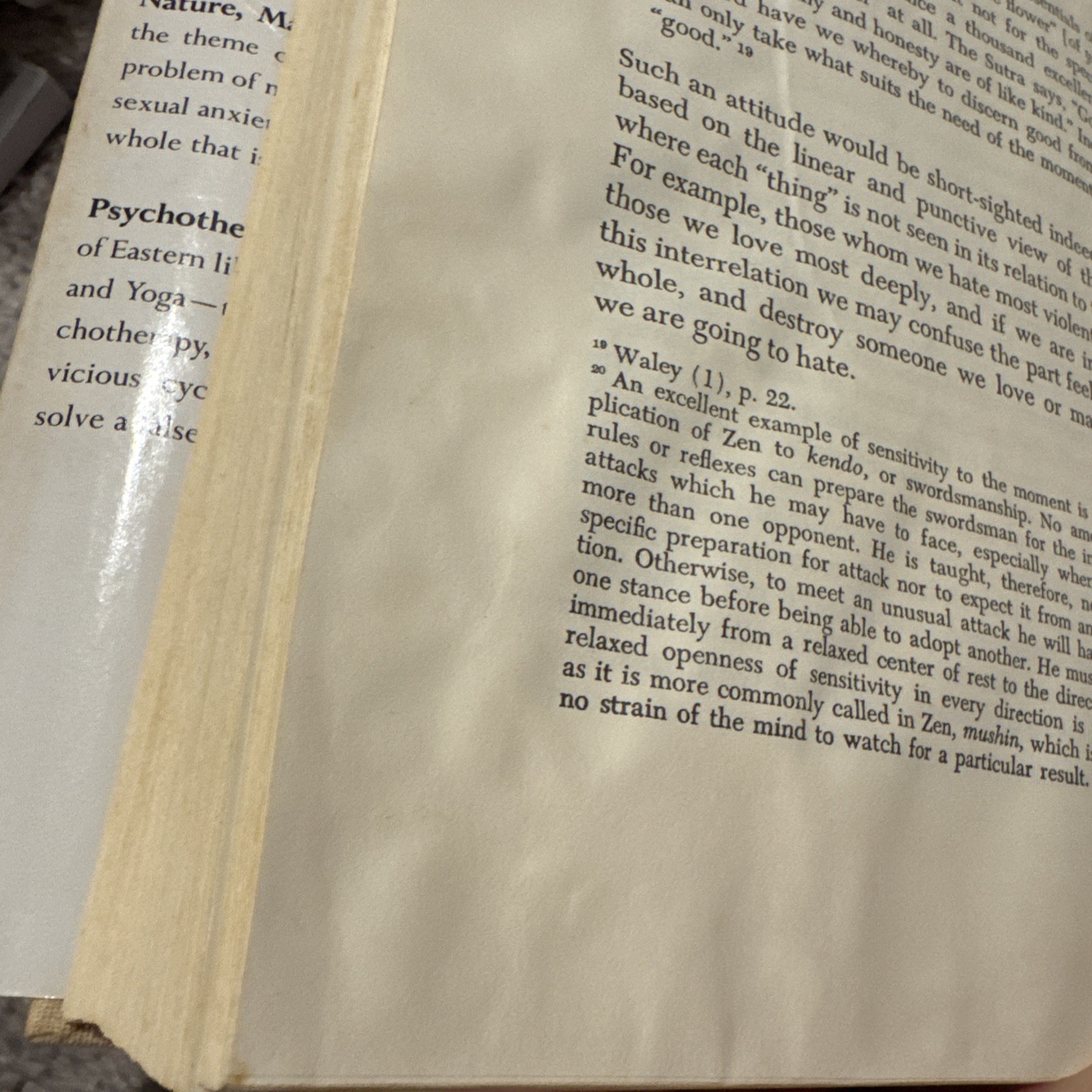 Alan Watts, Three. First Edition Hardcover.
