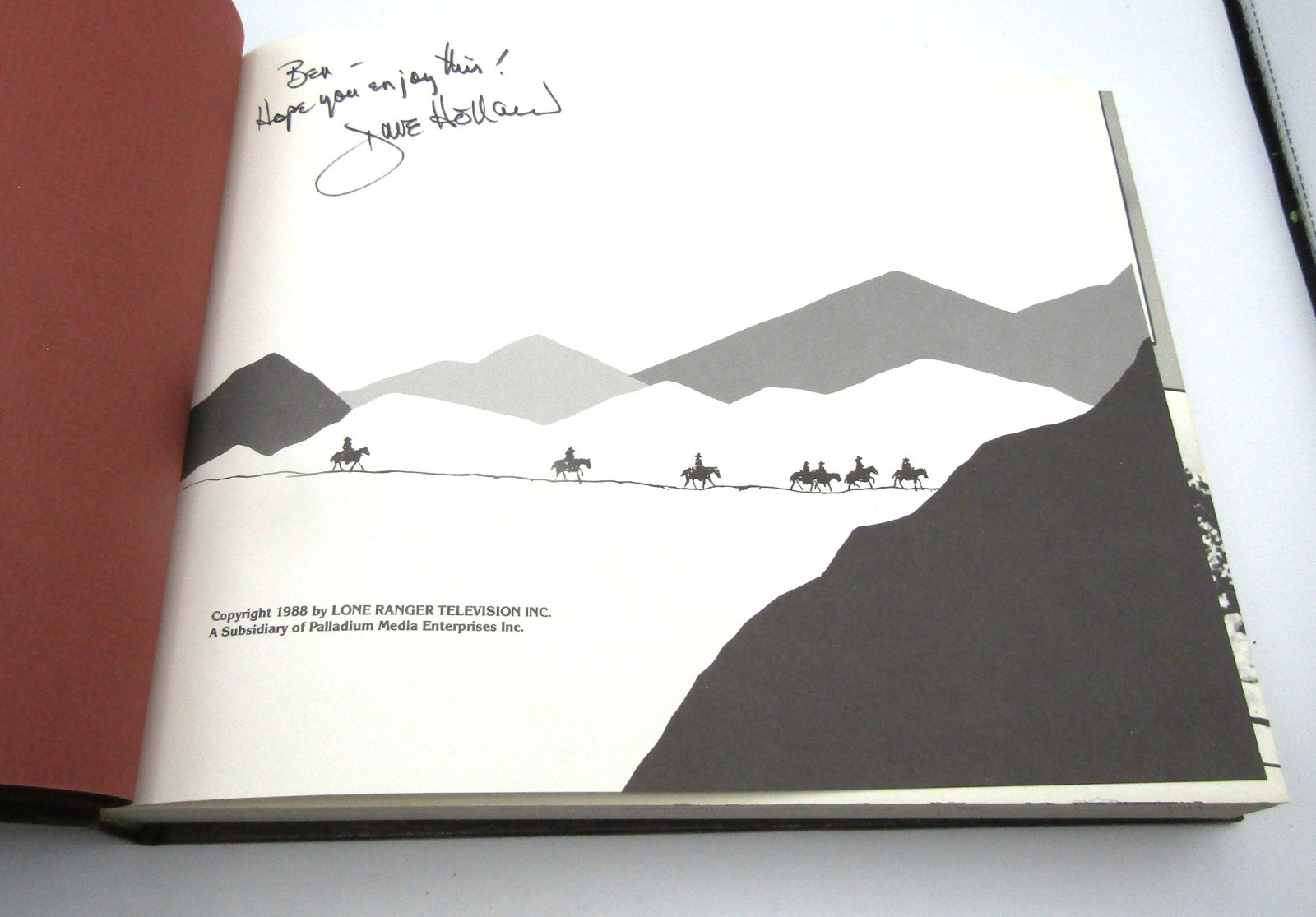“FROM OUT OF THE PAST A PICTORIAL HISTORY OF THE LONE RANGER” BOOK-DAVE HOLLAND
