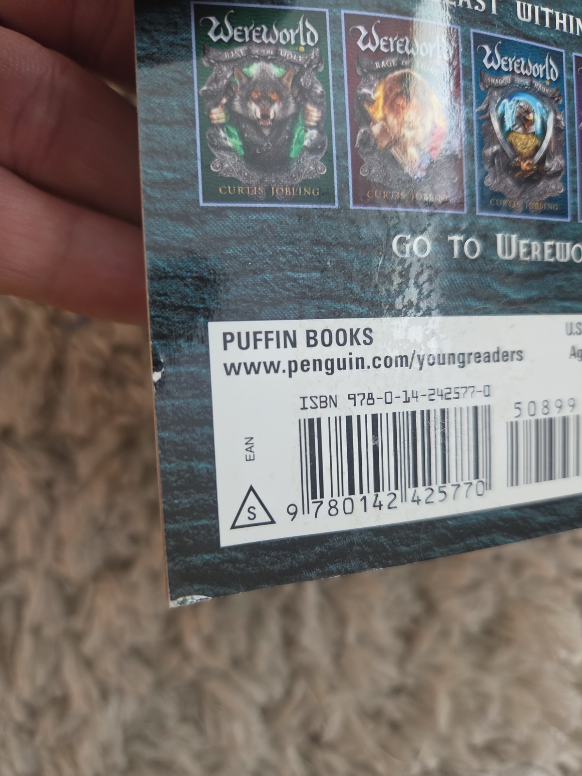 Storm of Sharks (Wereworld), Jobling, Curtis, 9780142425770