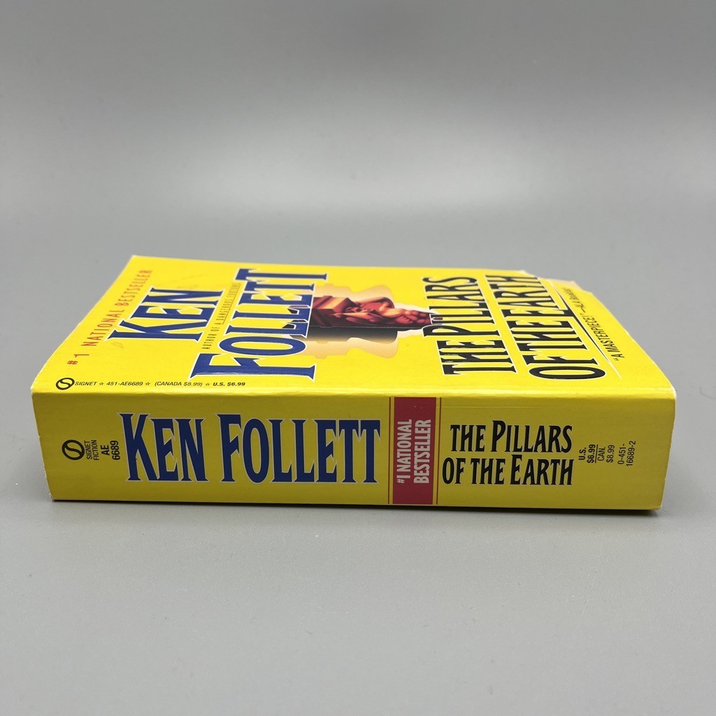 Ken Follett The Pillars of the Earth Kingsbridge Vtg Historical Paperback Signet