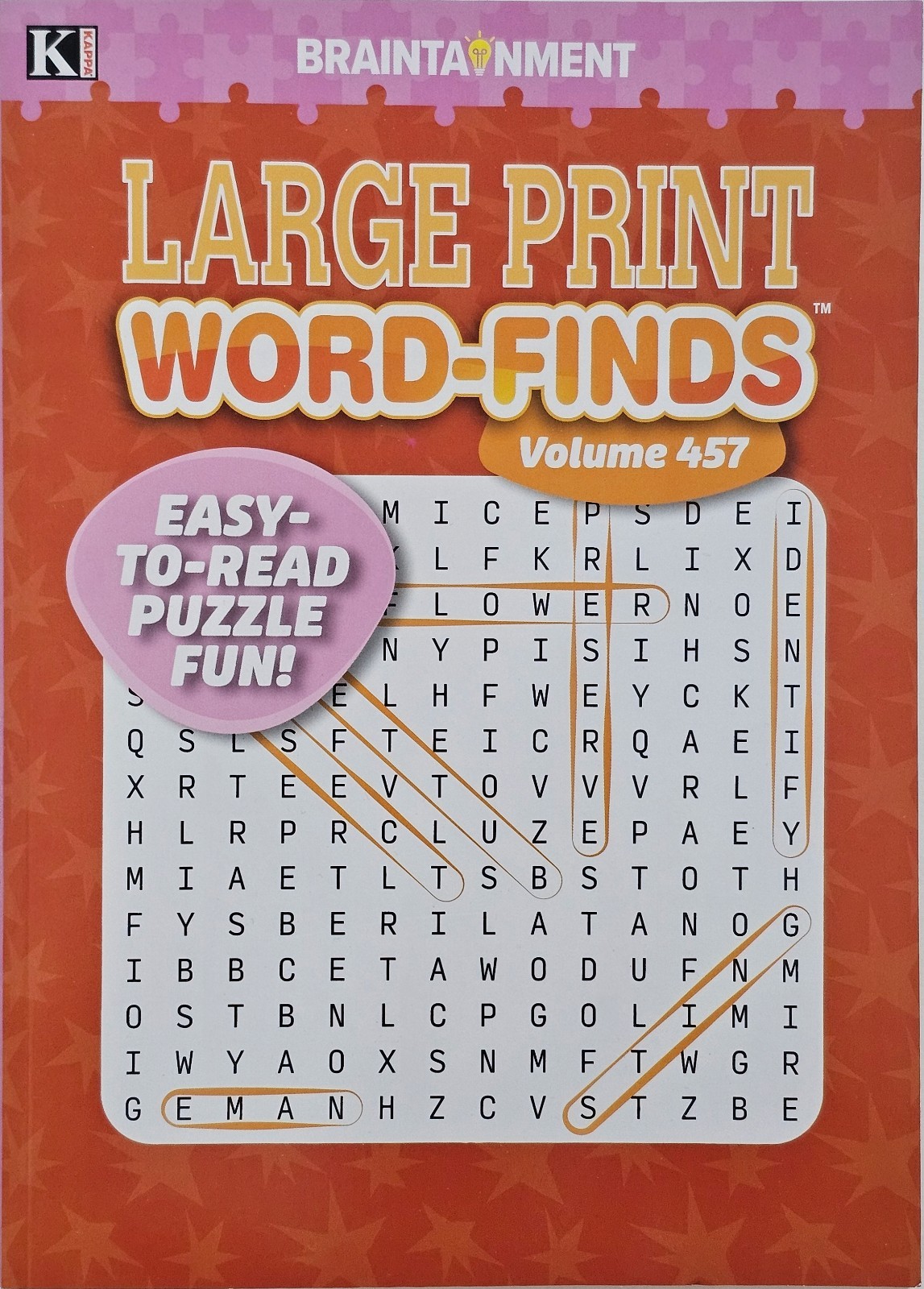 10 New Large Print Word-Finds Puzzle Books Kappa Games Vol#454-474 ~ Search,Hunt
