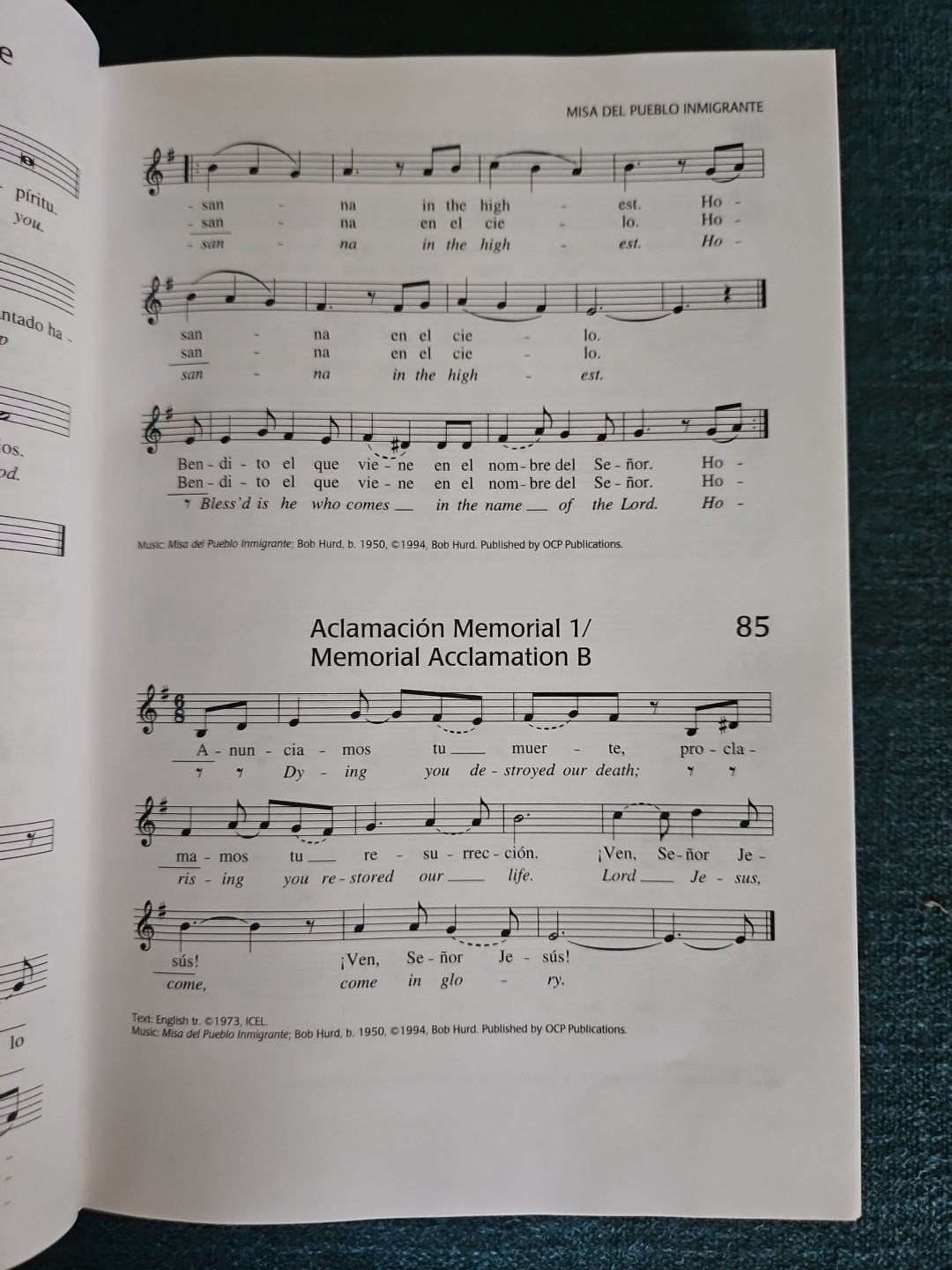 Glory and Praise: Hymnal Second Edition by OCP 1997 Hardcover