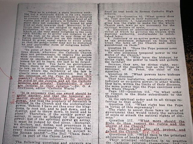 Making America Catholic Book~1925~Roman Catholic Conspiracy?~Vatican Jesuits~NWO