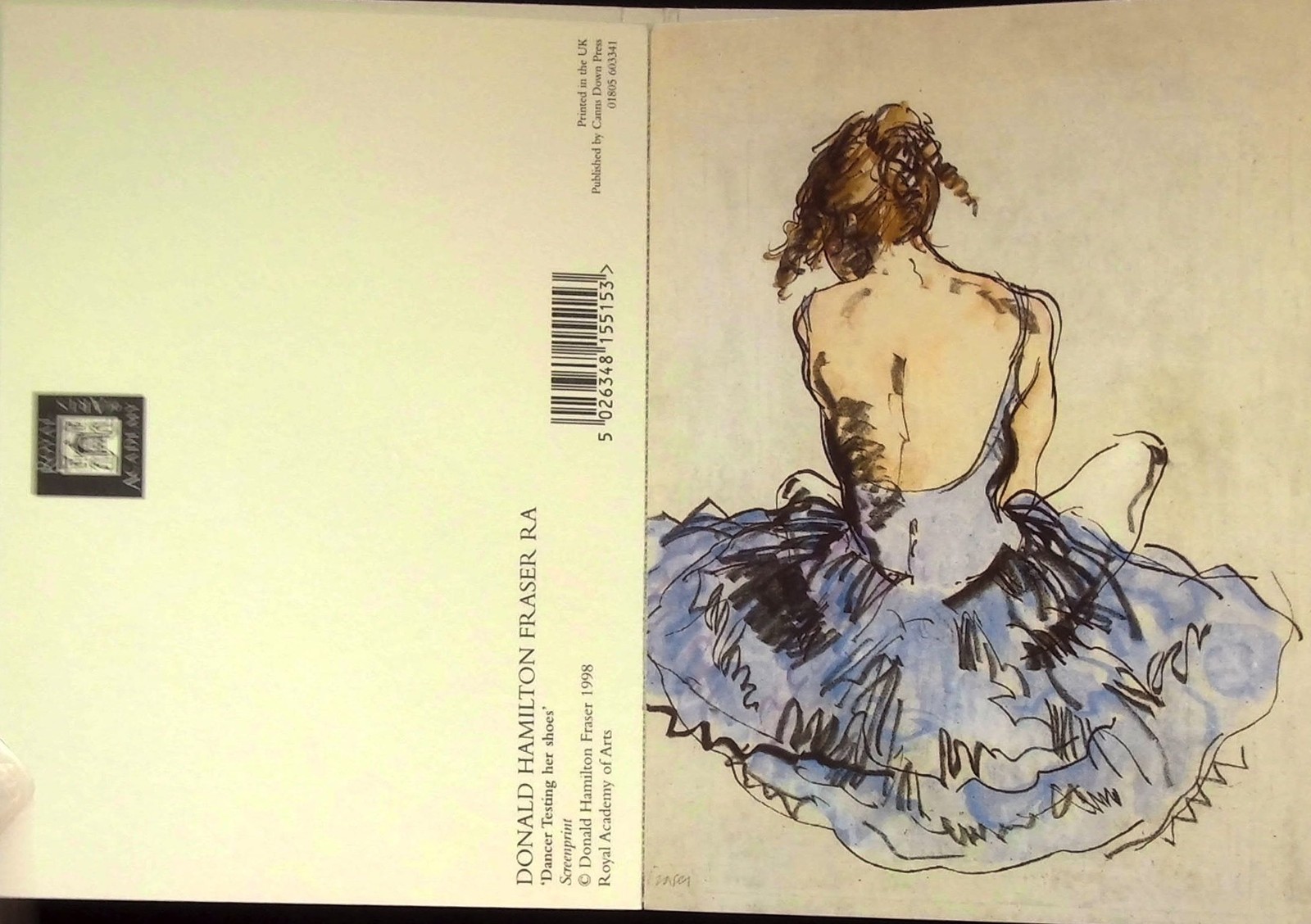 Royal Academy Donald Hamilton Fraser RA Postcard Book 18 Cards All Present 1998