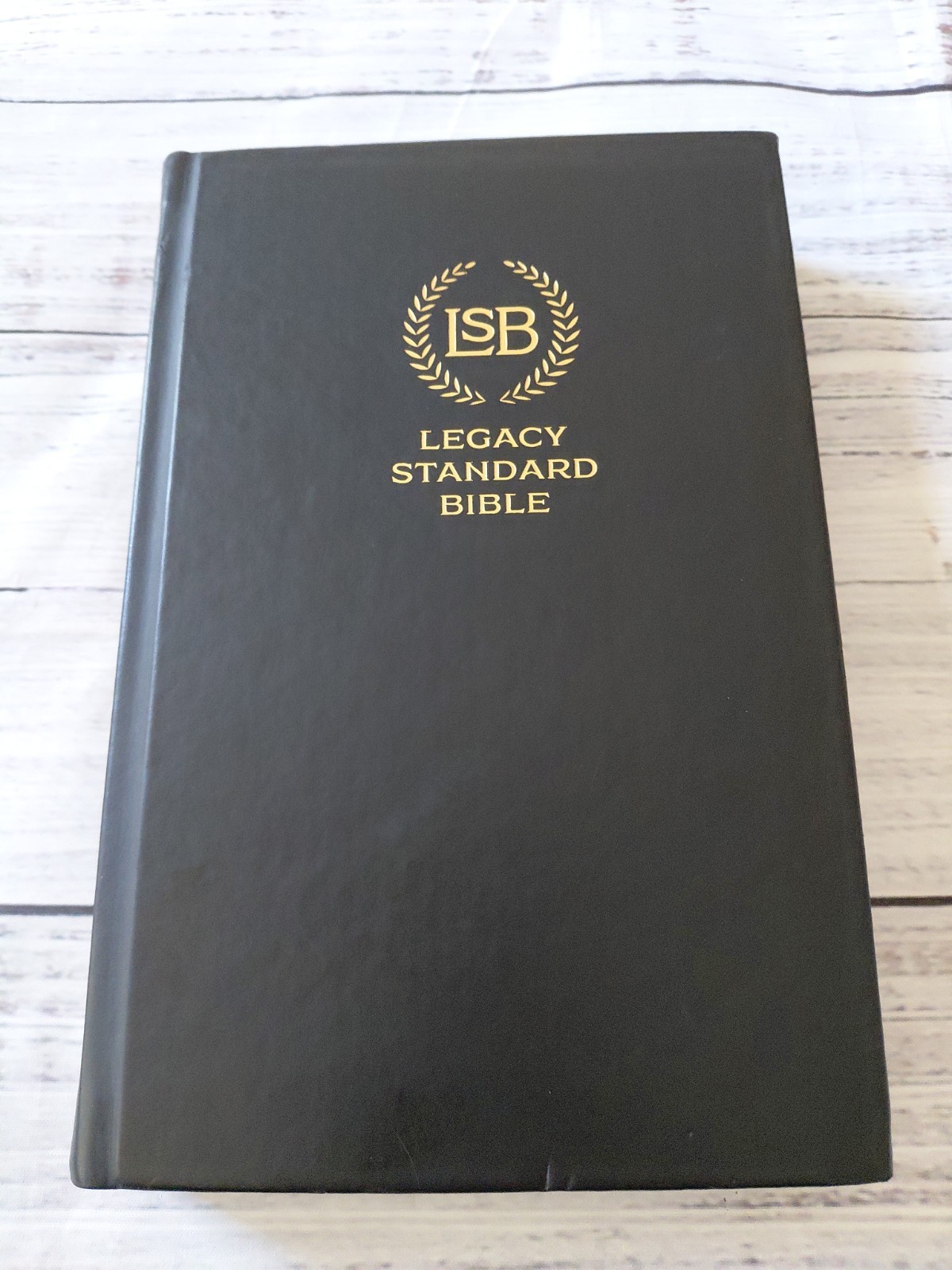 LSB Holy Bible Black Hardcover: Legacy Standard Bible 2 Column Verse By Verse