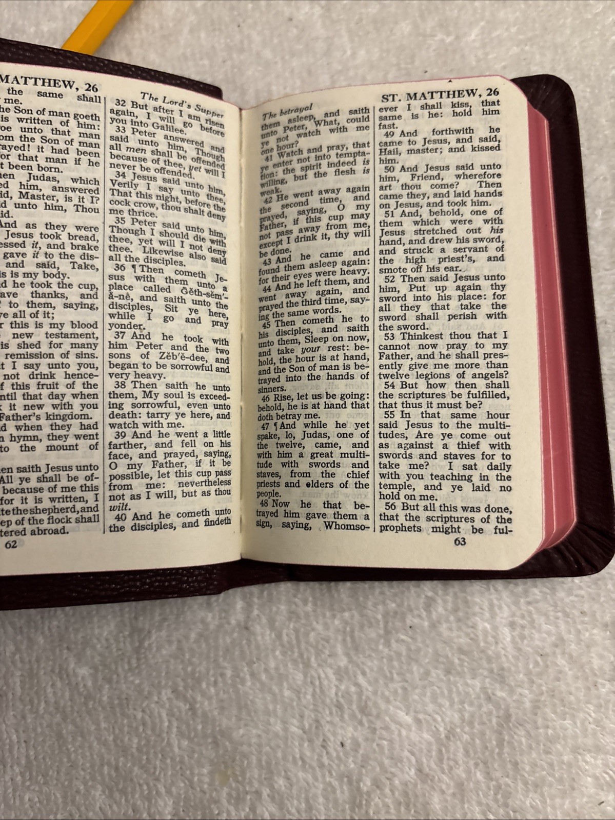 National Edition NEW TESTAMENT Bible National Bible Press 1941 Gideon’s 1960 Ed