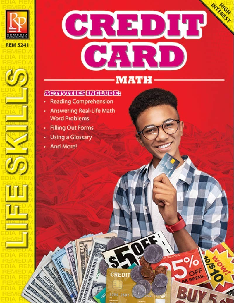 Remedia Publications Credit Card Math (Grades 6‑8) – Practical Money Ski…