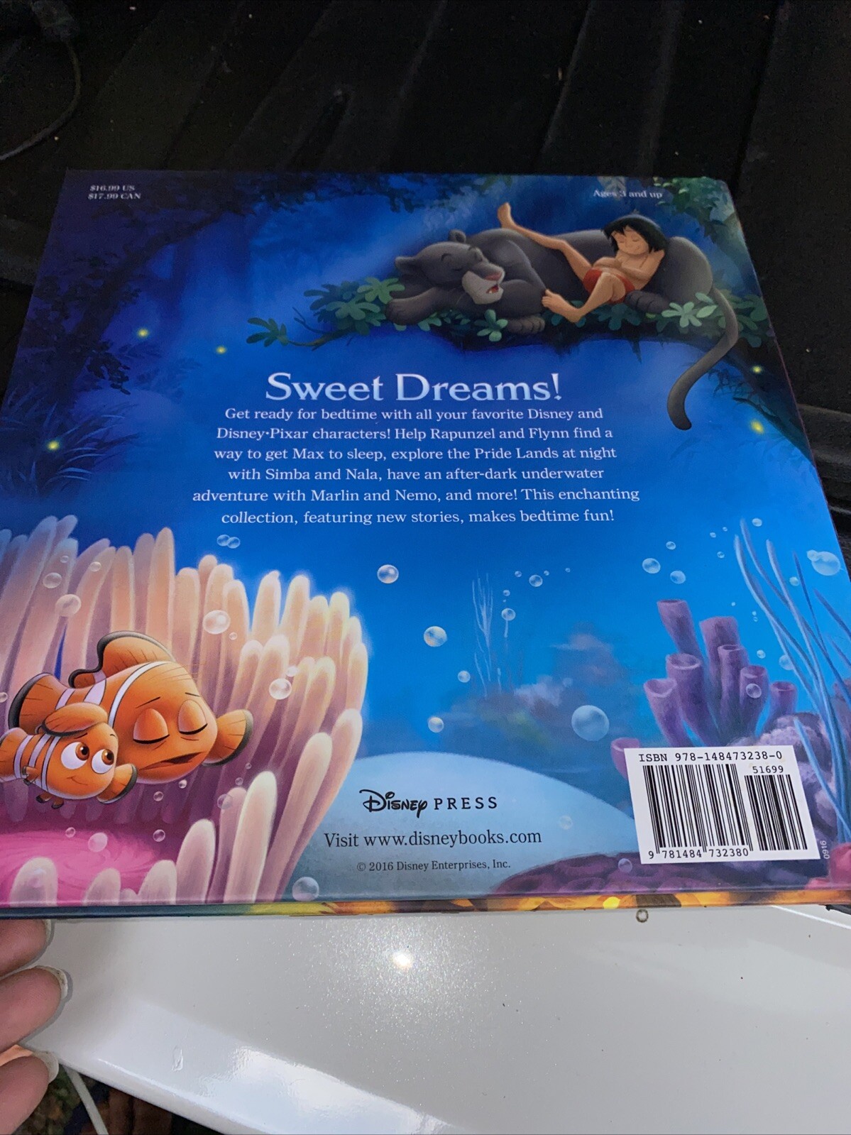 DISNEY BEDTIME FAVORITES 18 STORIES DISNEY PRESS Written In But Not Even Read.