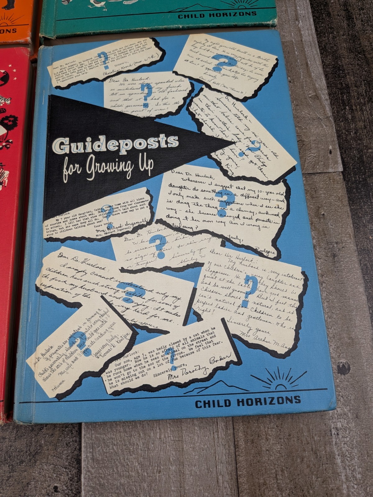 1960 Child Horizons Books Set Questions Children Ask & Parade Of Stories