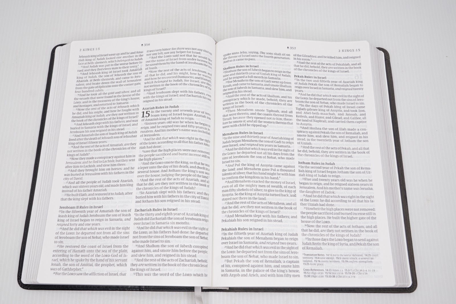 KJV Large Print Thinline Filament Enabled Reference Bible Tyndale Red Letter