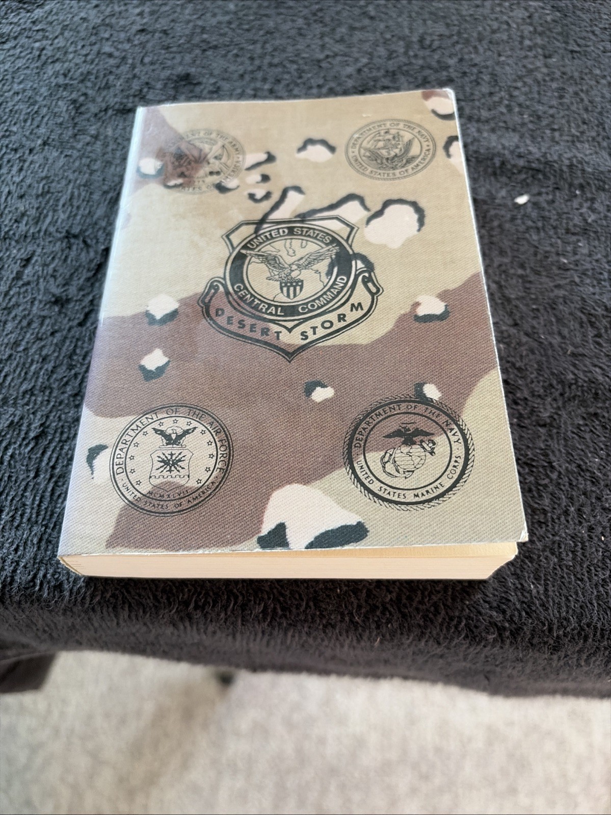 Desert Storm Era Bible US Central Command Good News English 1990s Pocket Size