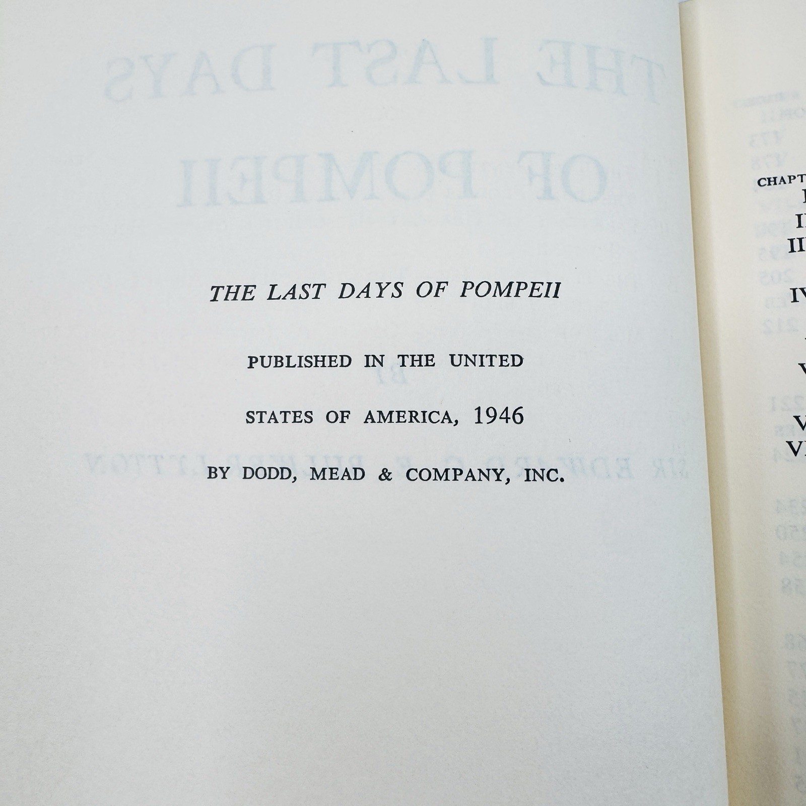 The Last Days of Pompeii by Bulwer-Lytton, International Collectors Library 1946